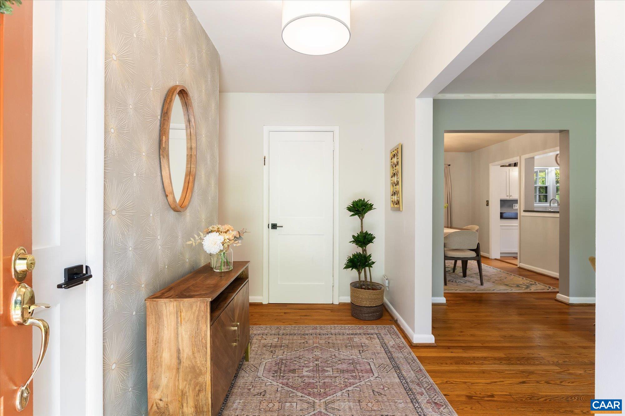 Open to the living room. Open to the living room.