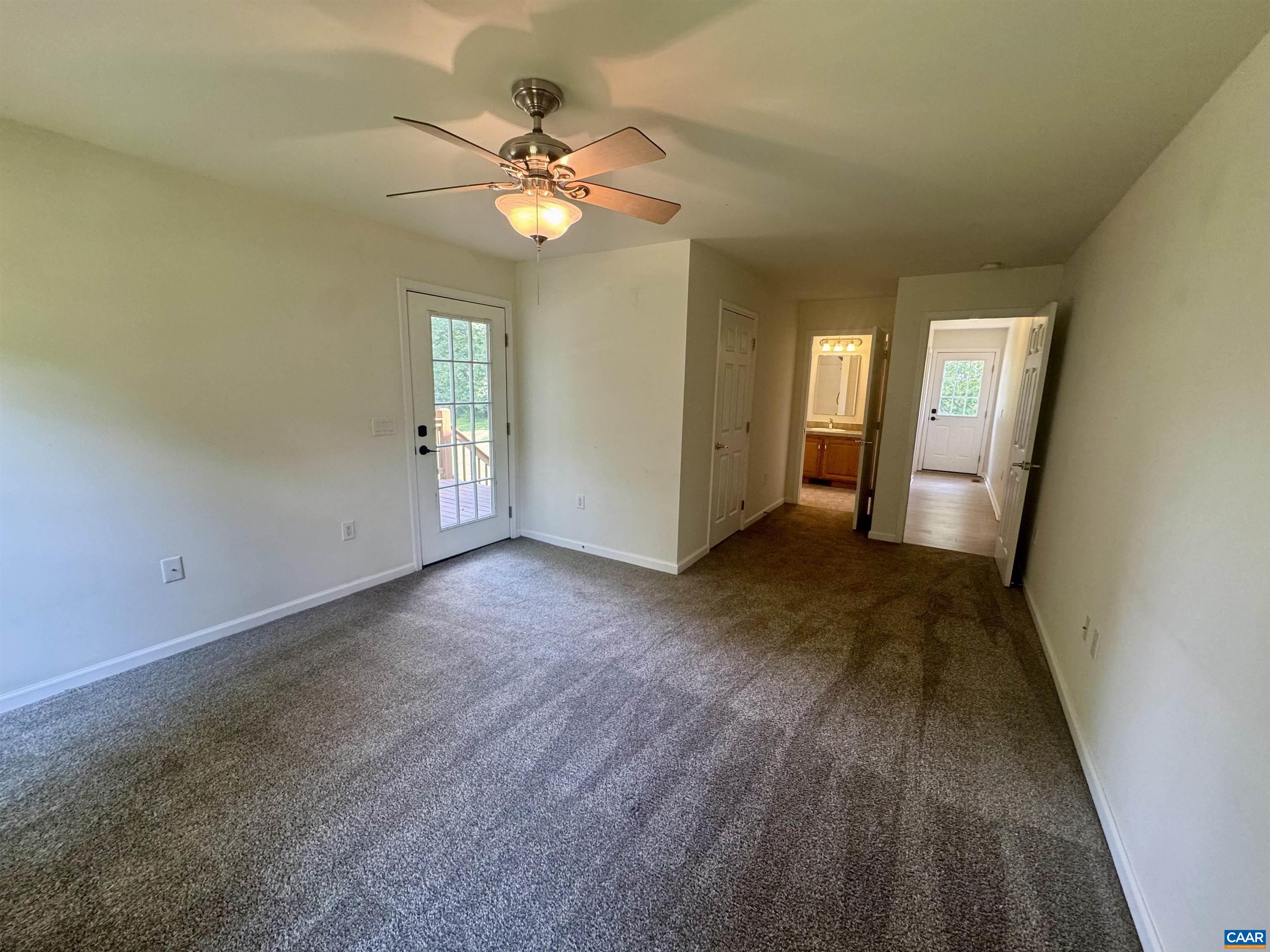 with exterior door to rear deck with exterior door to rear deck