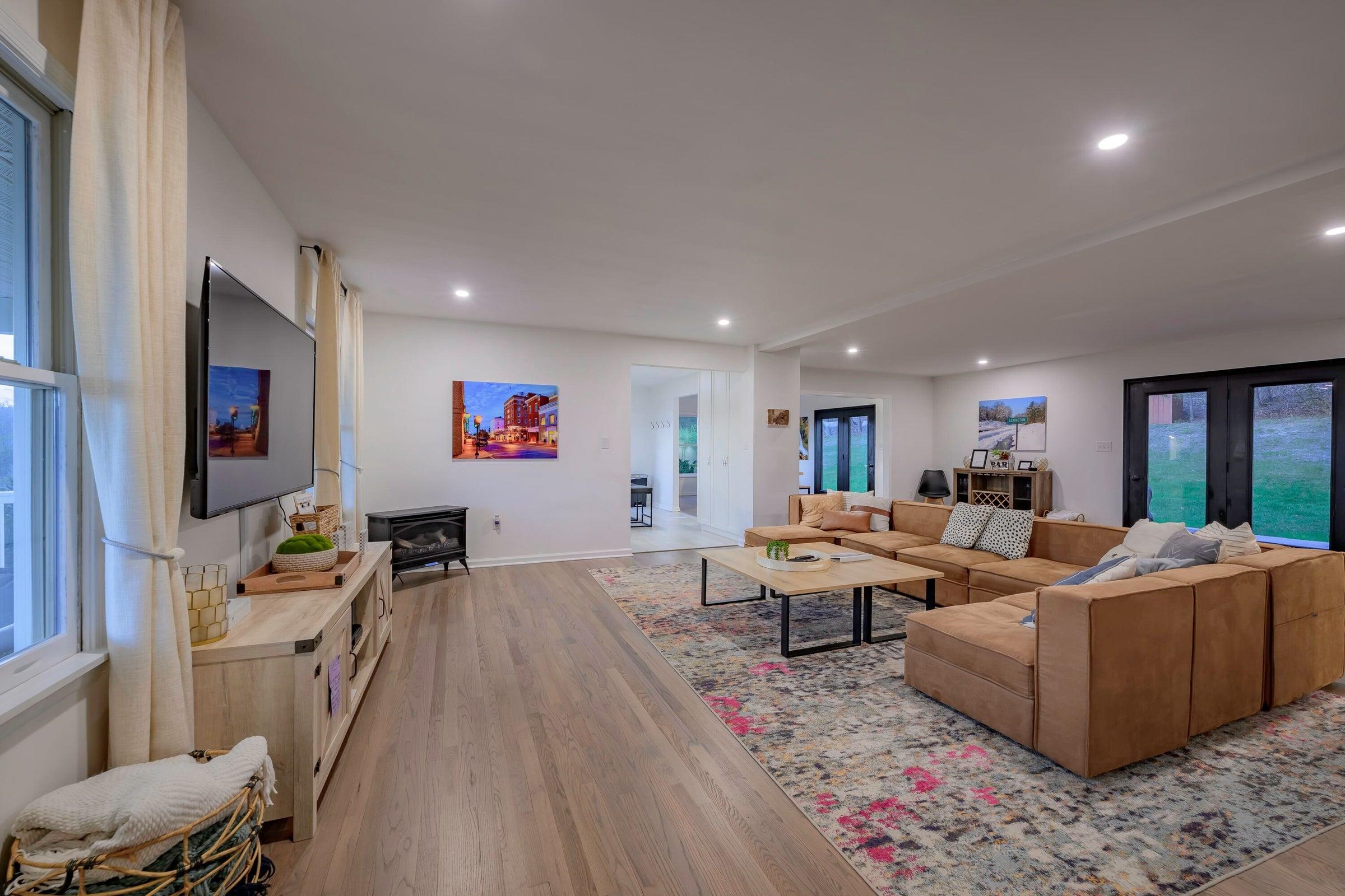 This home has been totally renovated.