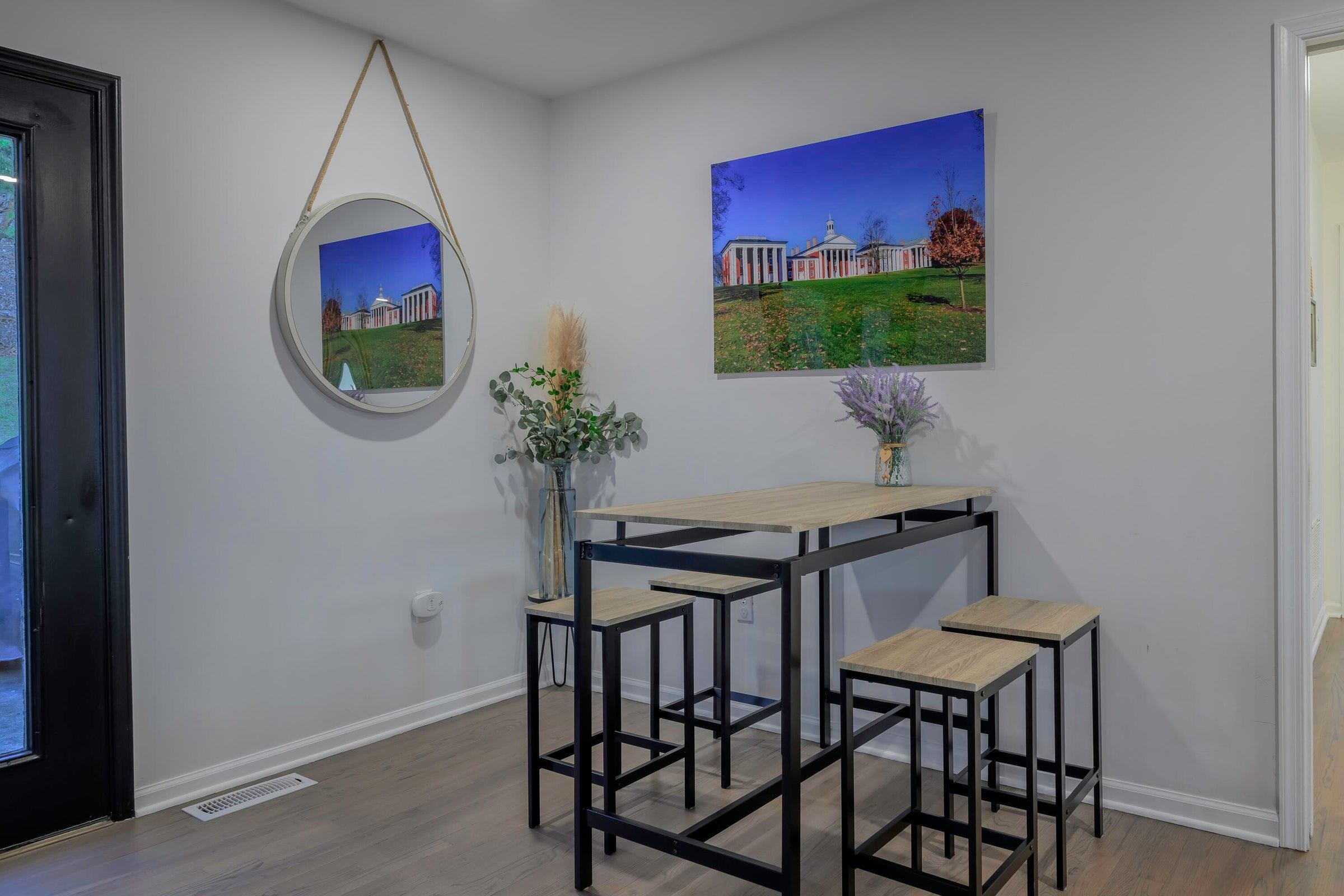 Private table for private conversations.