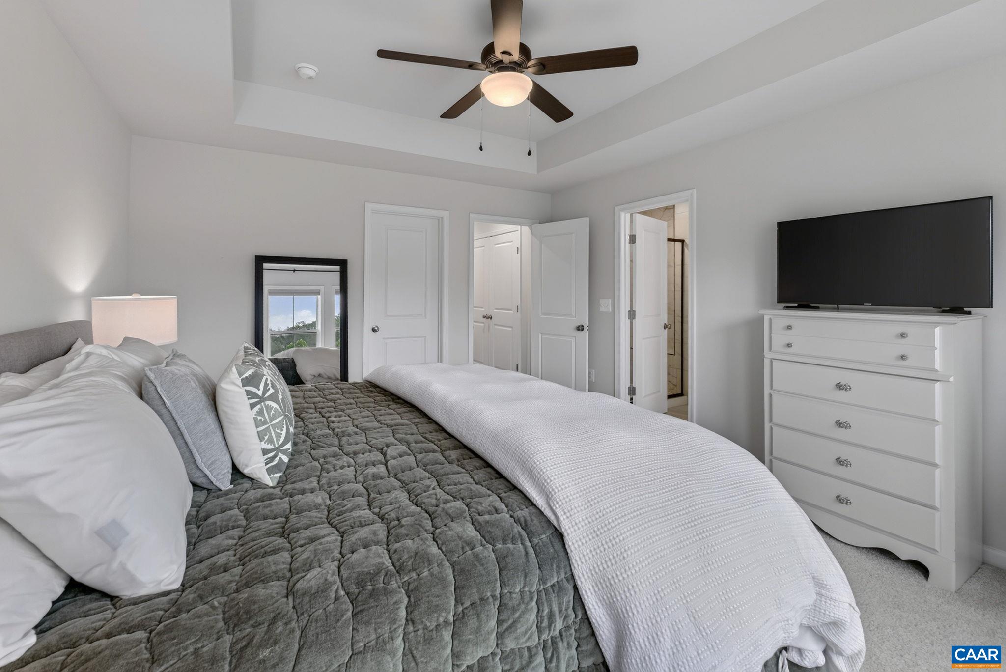 Primary bedroom boasts a generous walk-in closet Primary bedroom boasts a generous walk-in closet