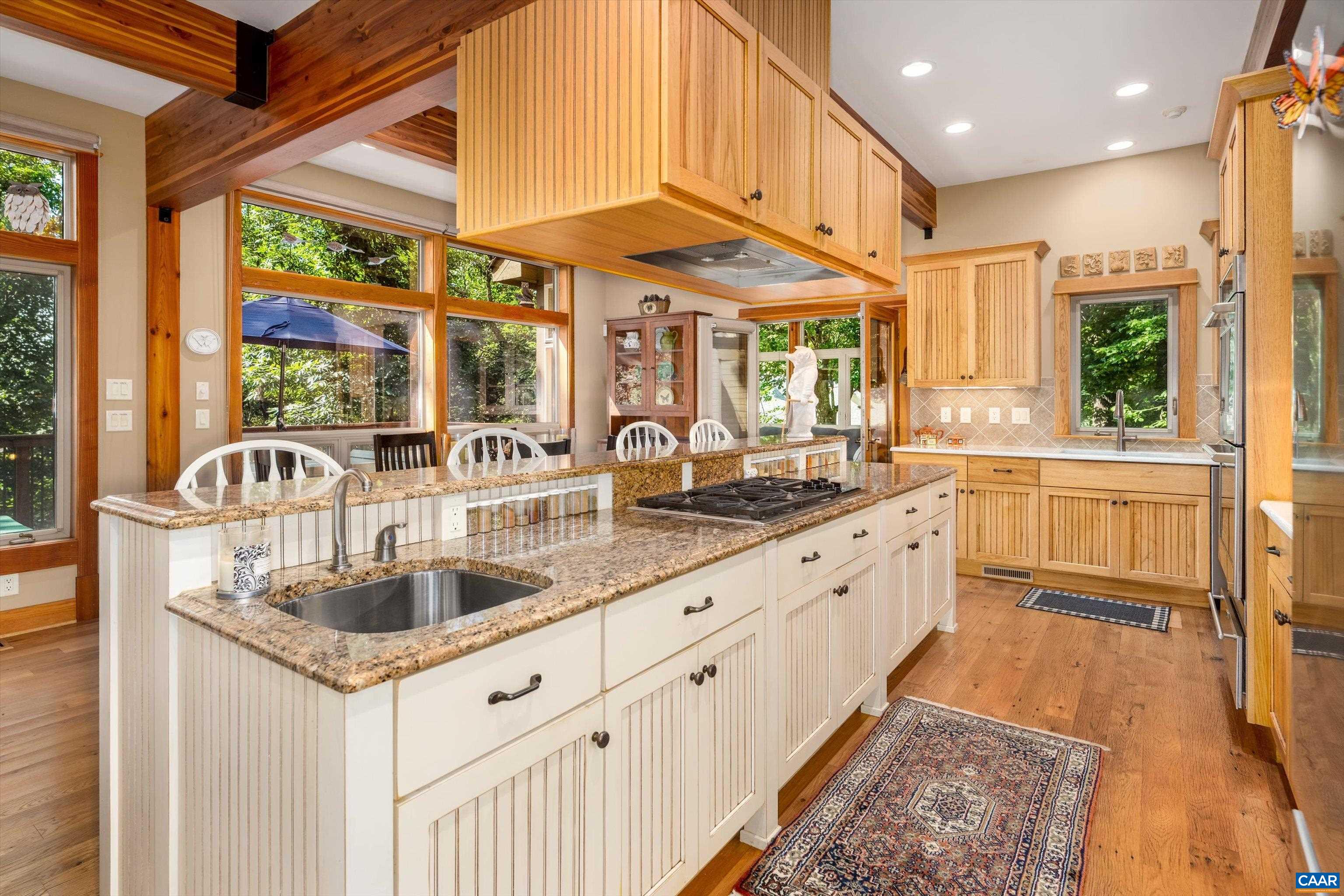 Kitchen counters are granite and quartz Kitchen counters are granite and quartz