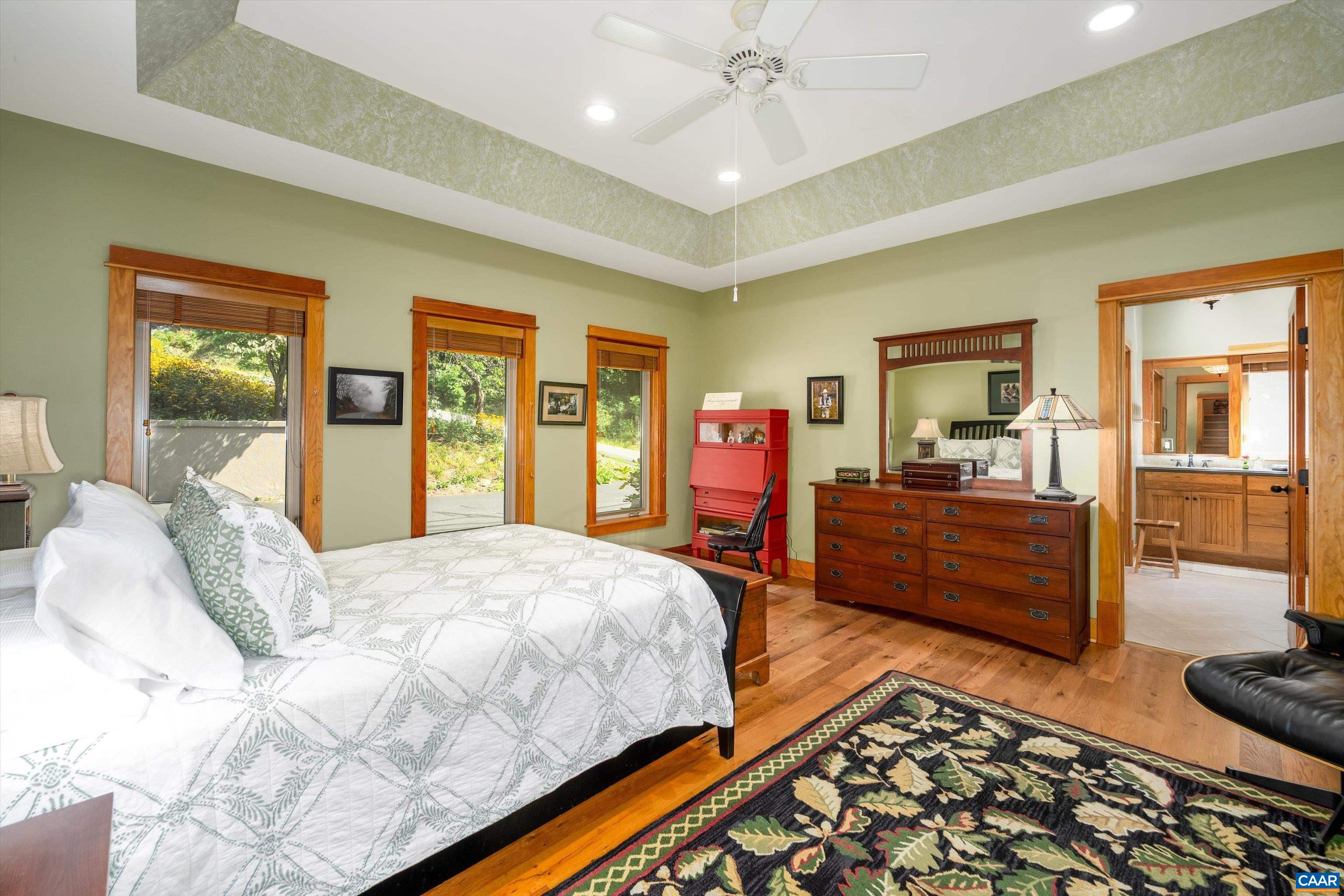 Spacious main level primary bedroom Spacious main level primary bedroom
