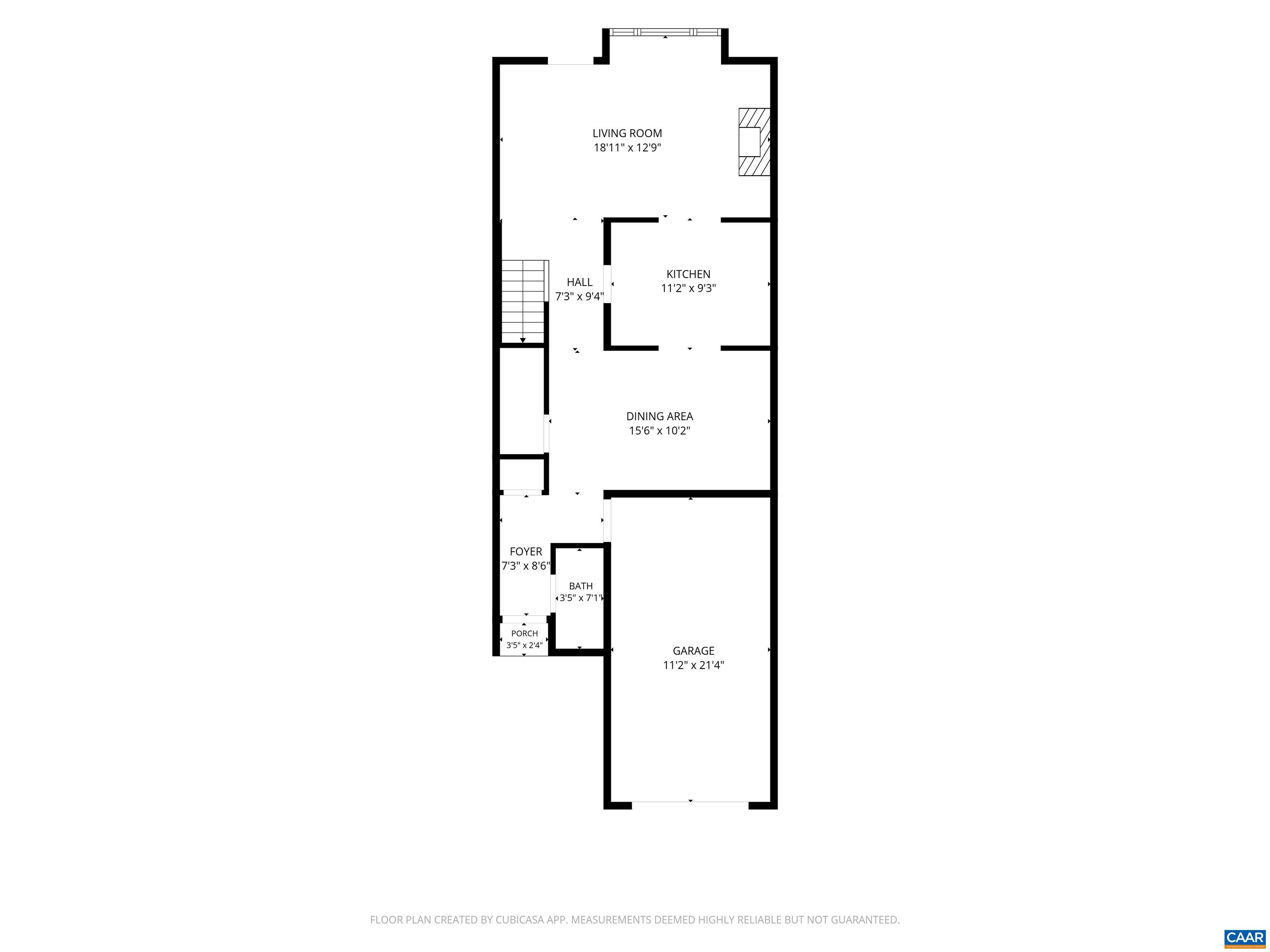 Main level floor plan Main level floor plan