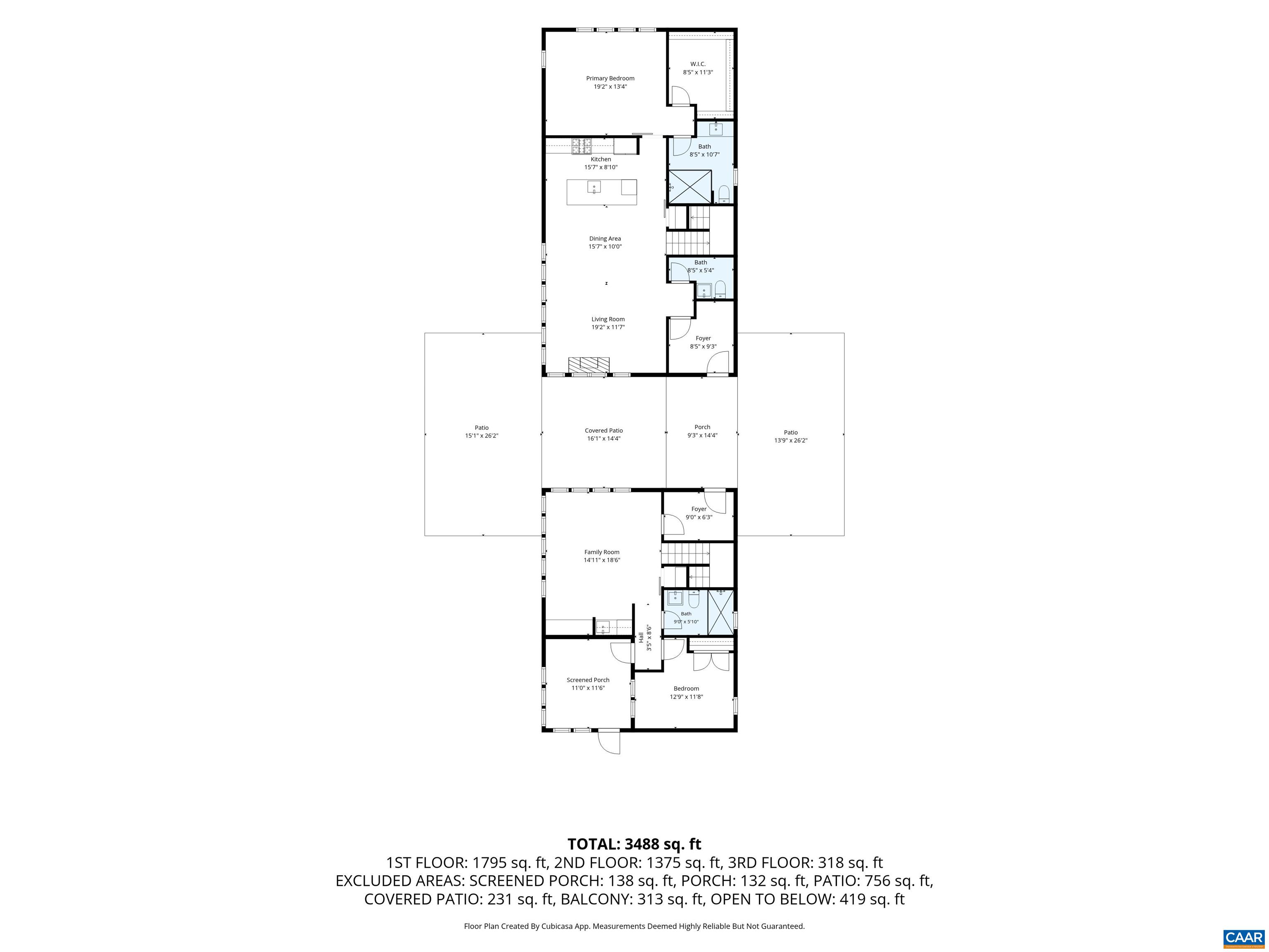 Main level floor plan. Main level floor plan.
