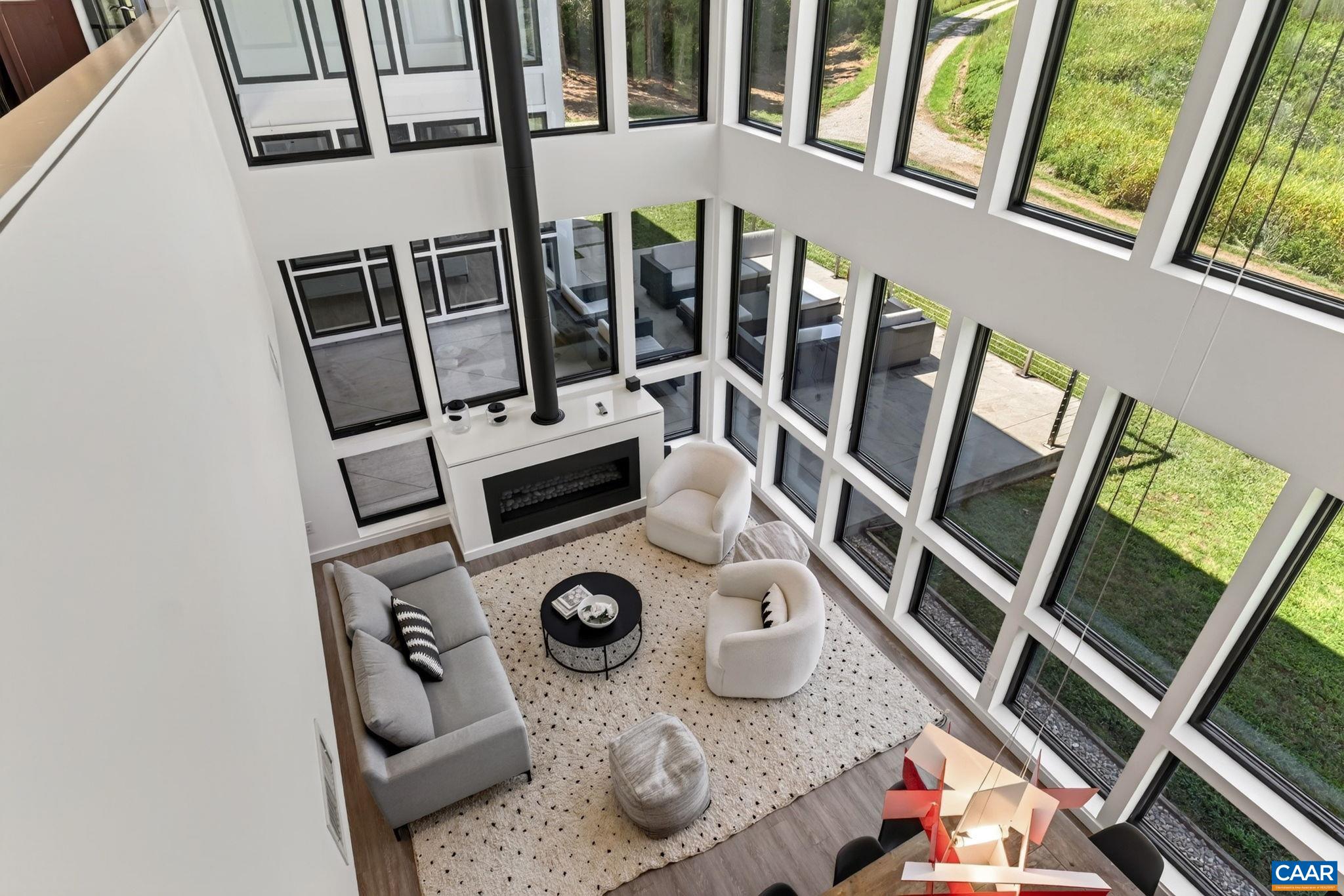 Living room from above. Living room from above.