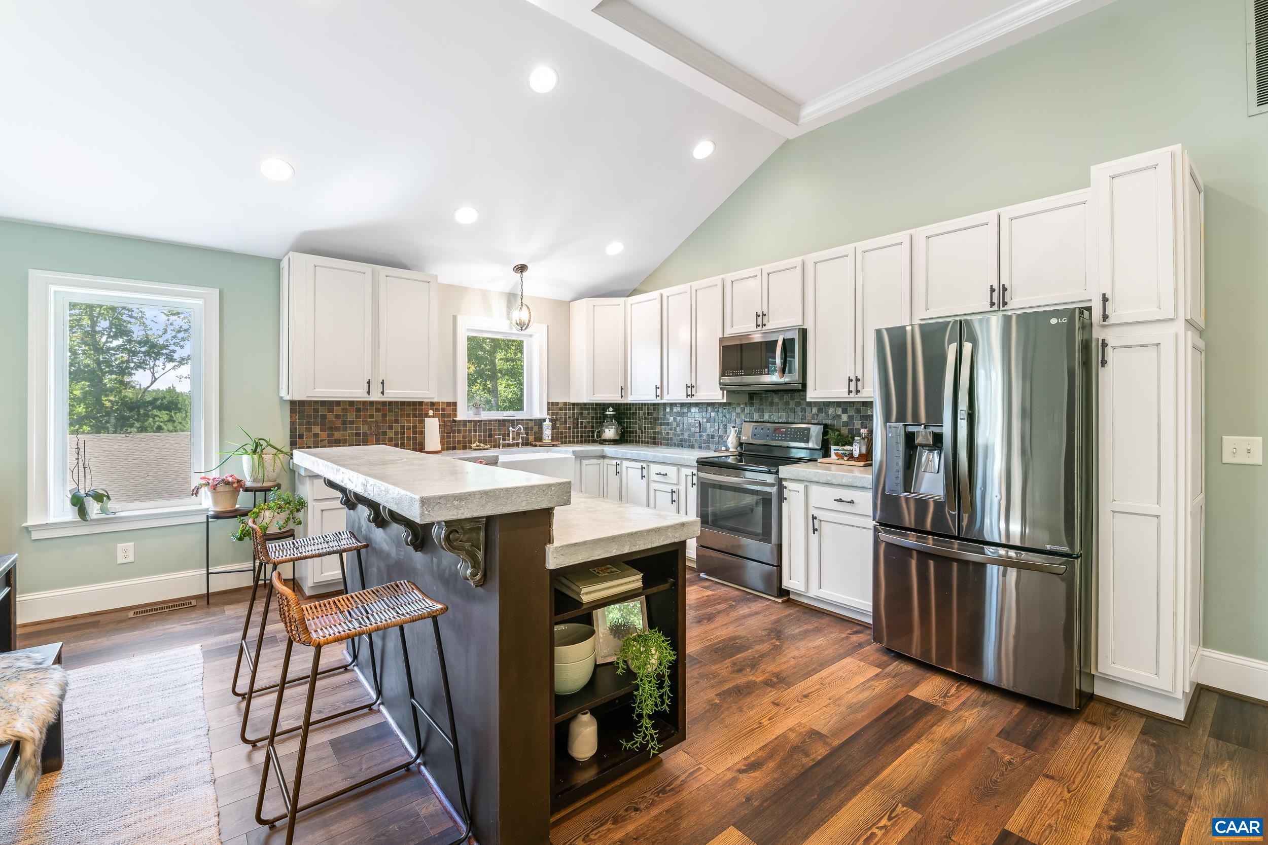 Beautiful backsplash and stainless appliances Beautiful backsplash and stainless appliances