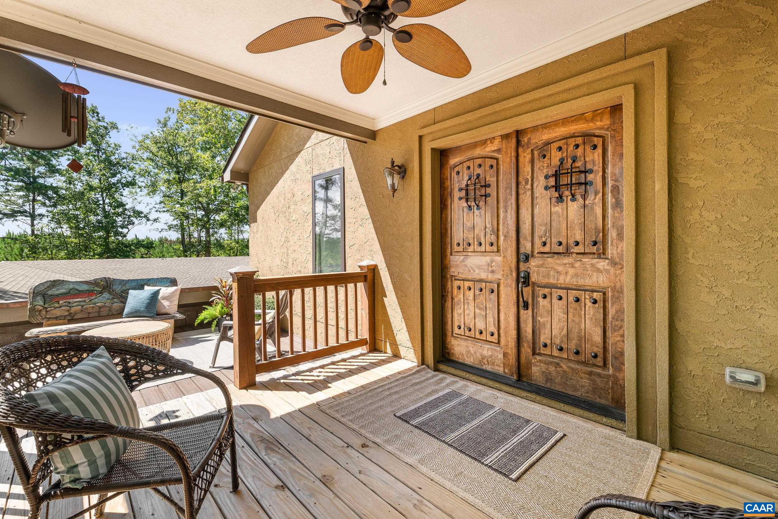 Spacious deck overlooking the property providing a wonderful extension of the home's living and entertaining space. Spacious deck overlooking the property providing a wonderful extension of the home's living and entertaining space.