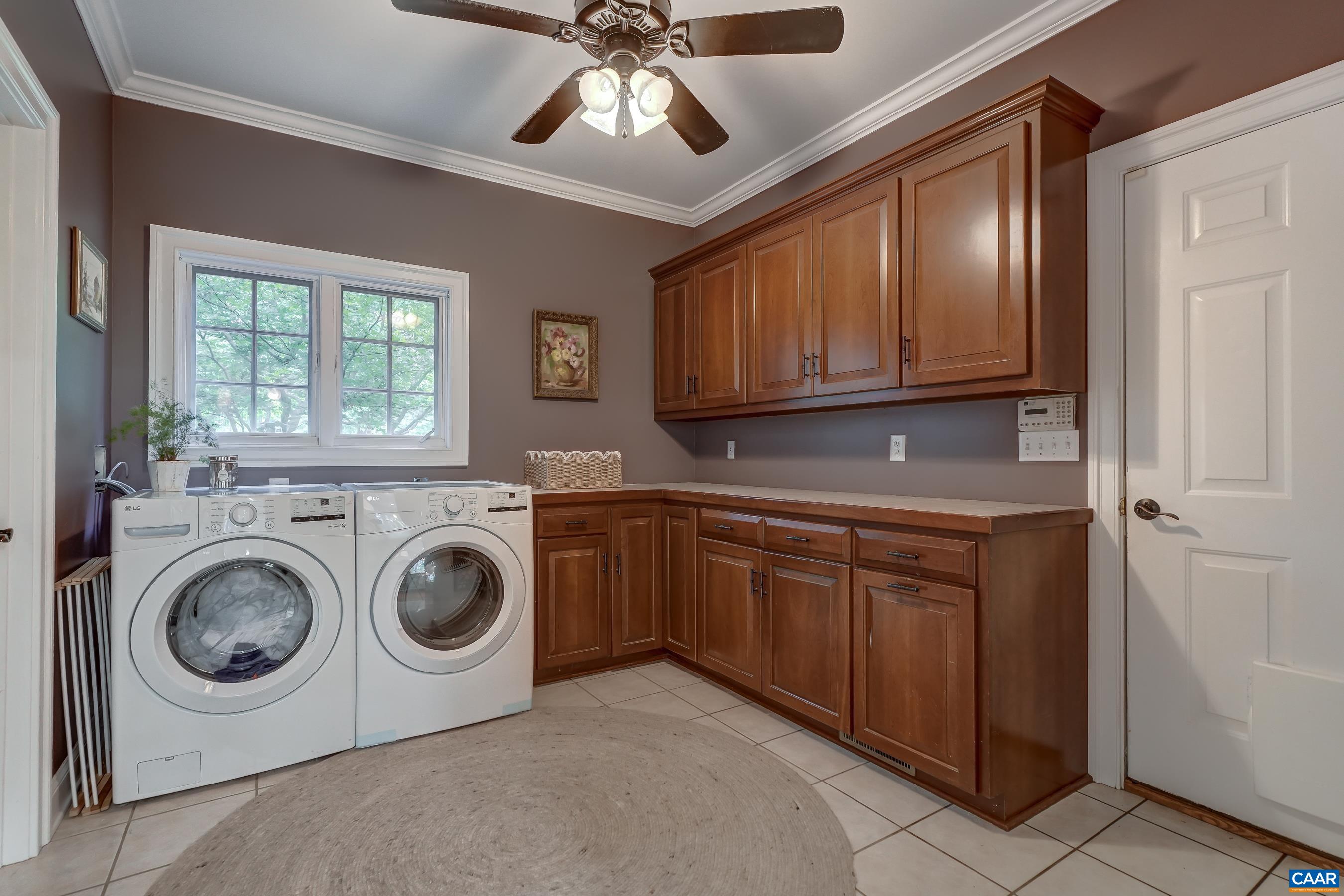 Laundry room on the main level Laundry room on the main level