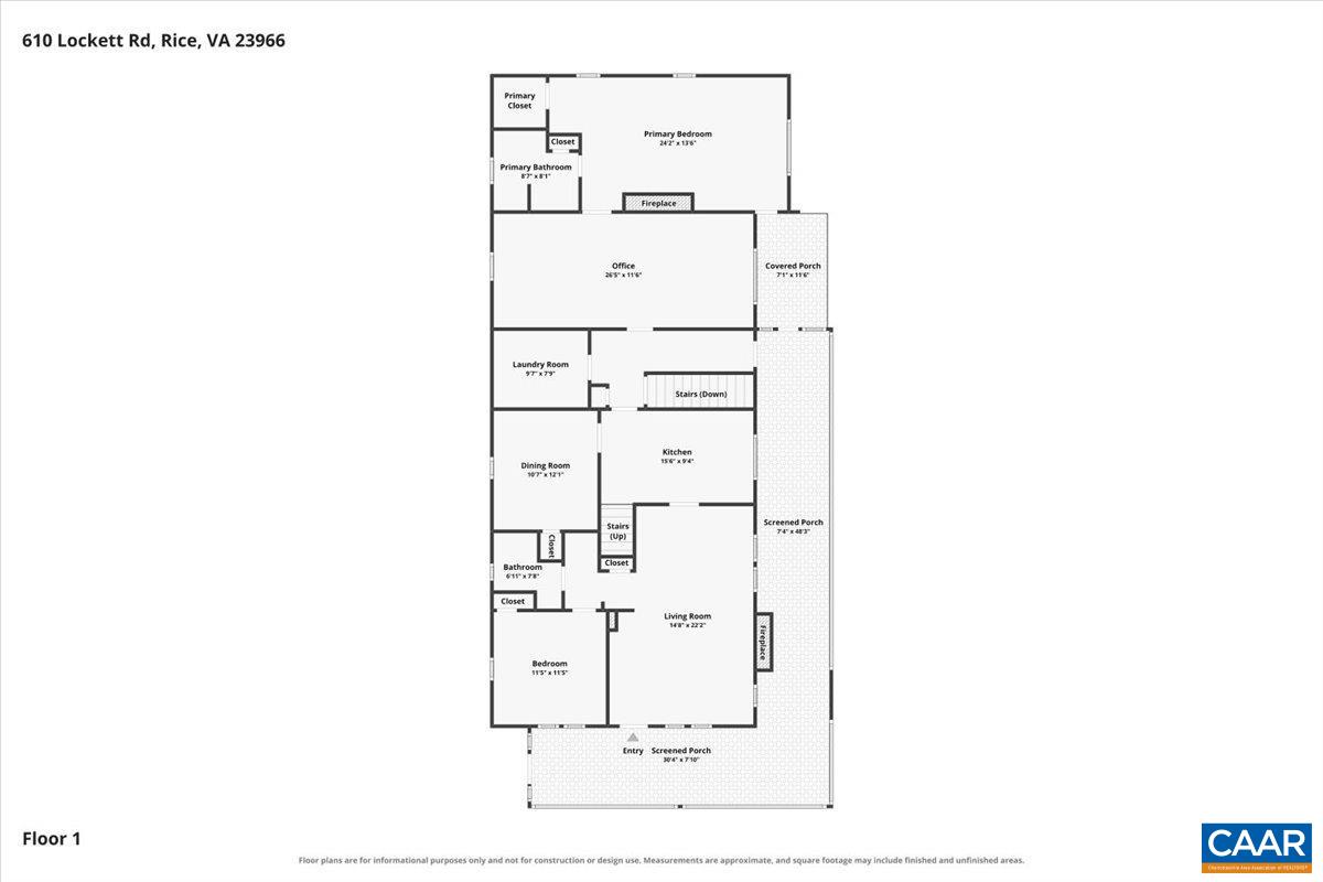 610 LOCKETT RD, RICE, Virginia 23966, 7 Bedrooms Bedrooms, ,5 BathroomsBathrooms,Residential,610 LOCKETT RD,681842 MLS # 681842