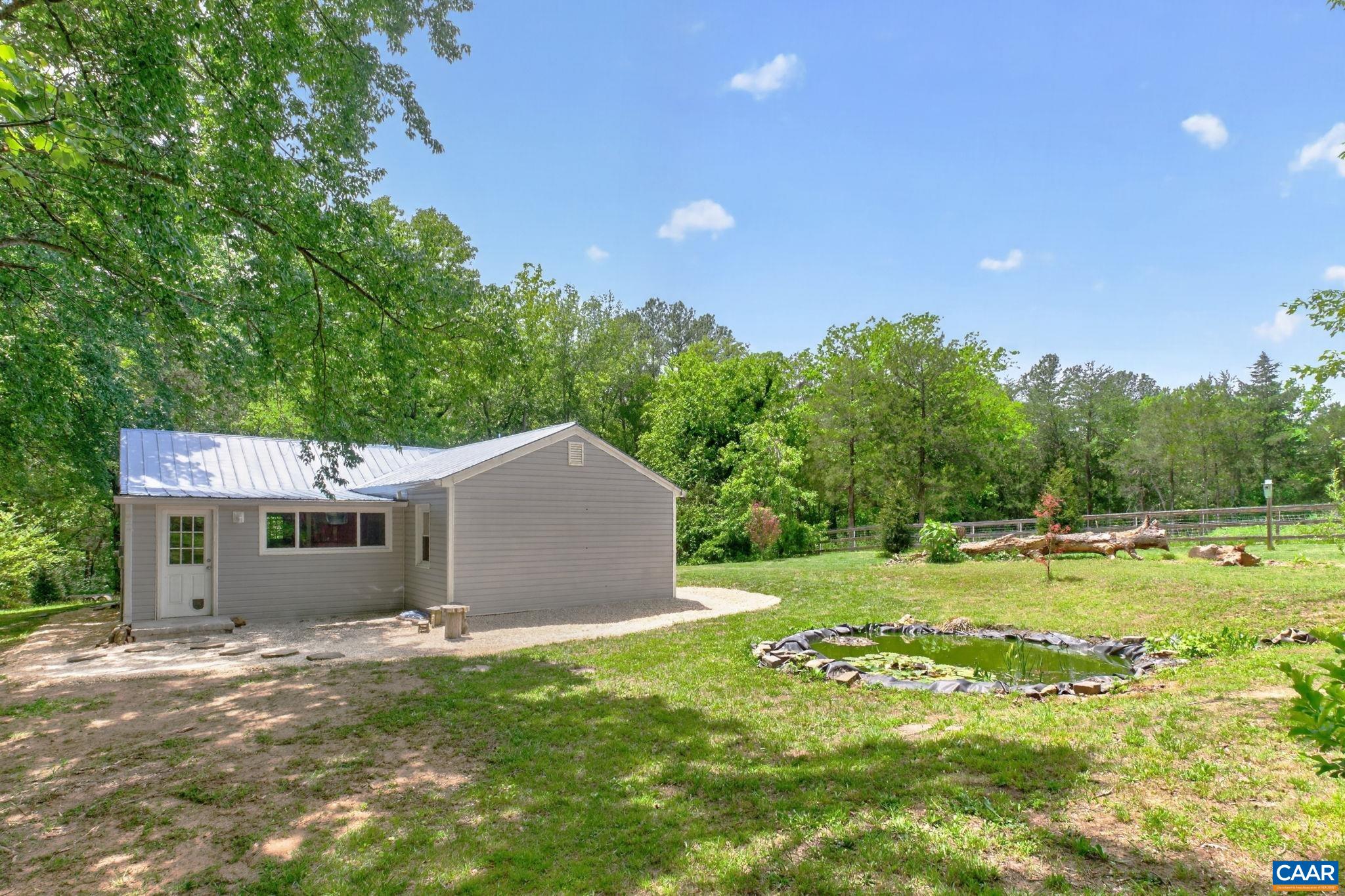 Rear of home.