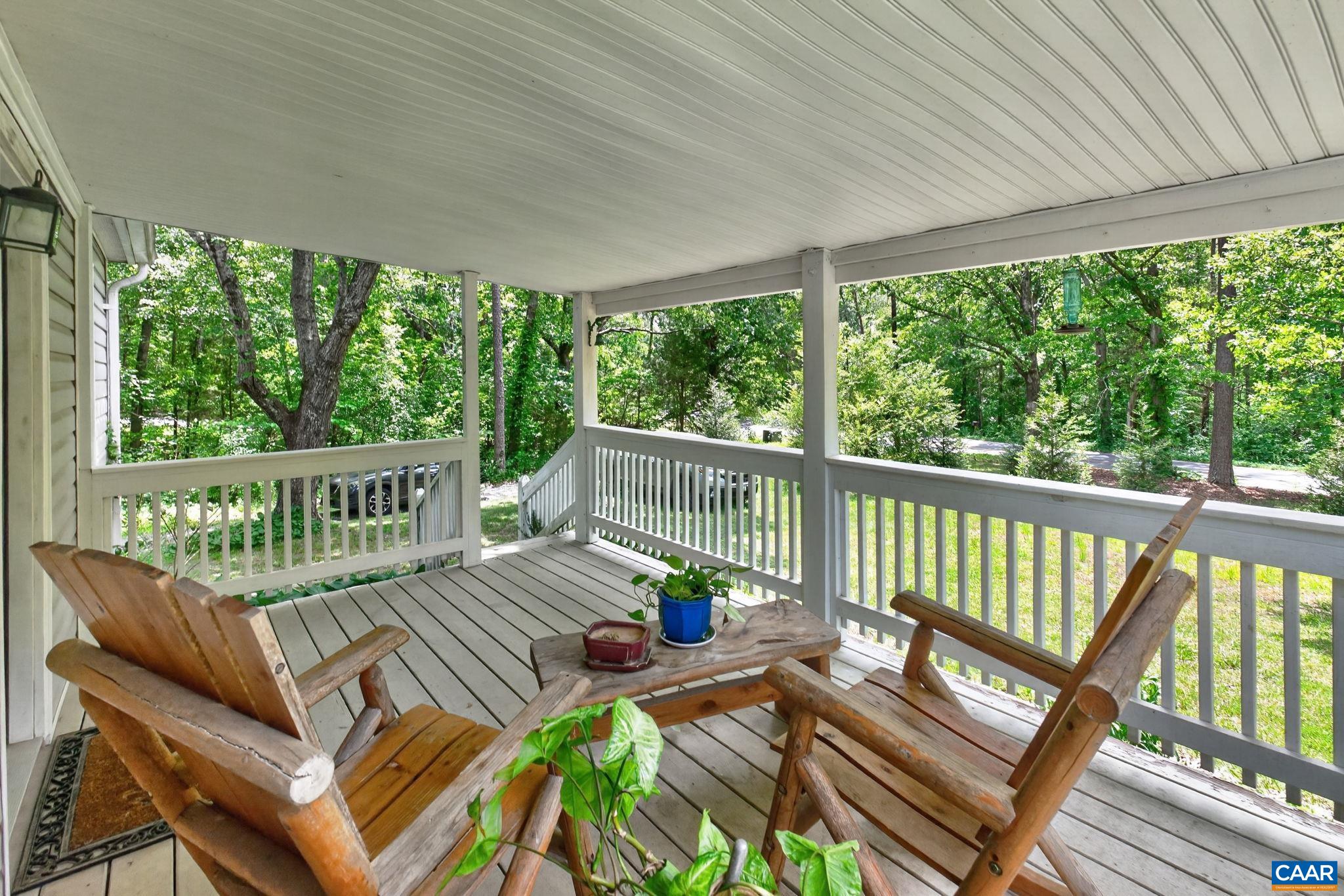 Large and comfortable front porch.