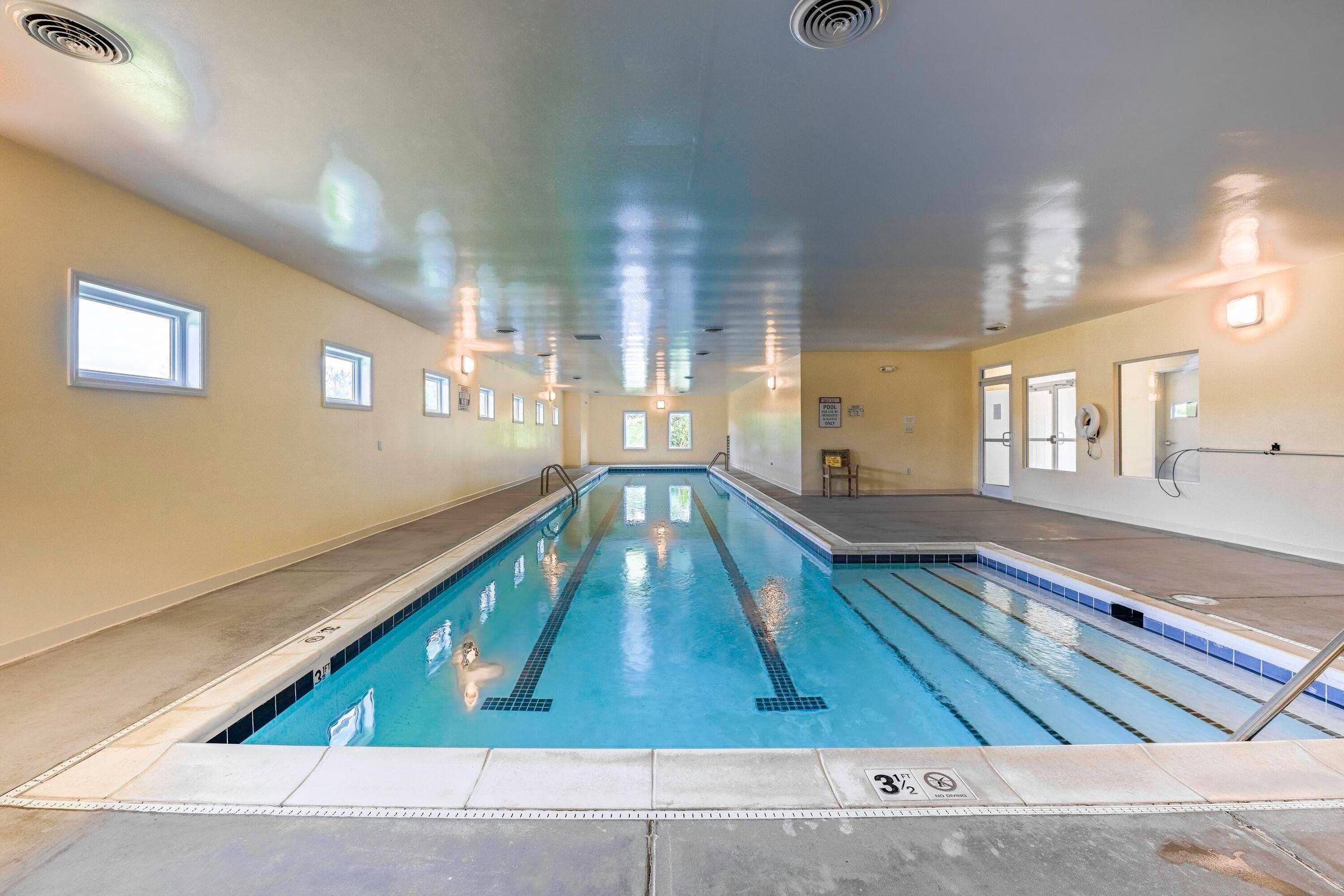 Indoor pool at Clubhouse