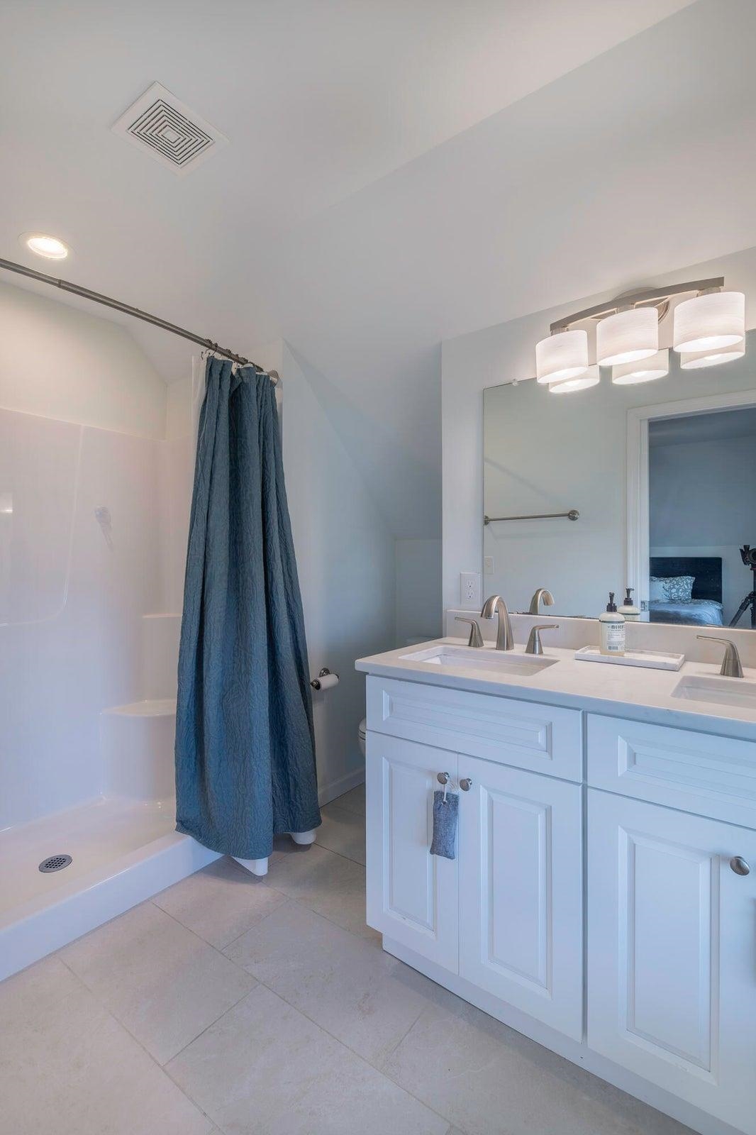Upstairs primary bathroom