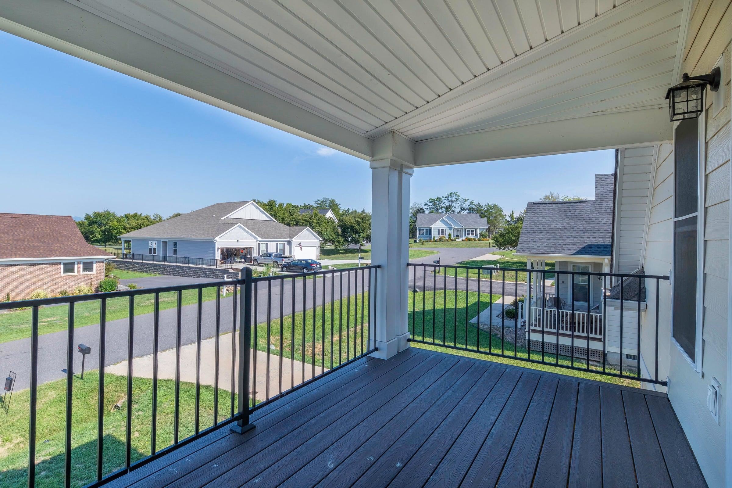 Covered Balcony off Primary BR