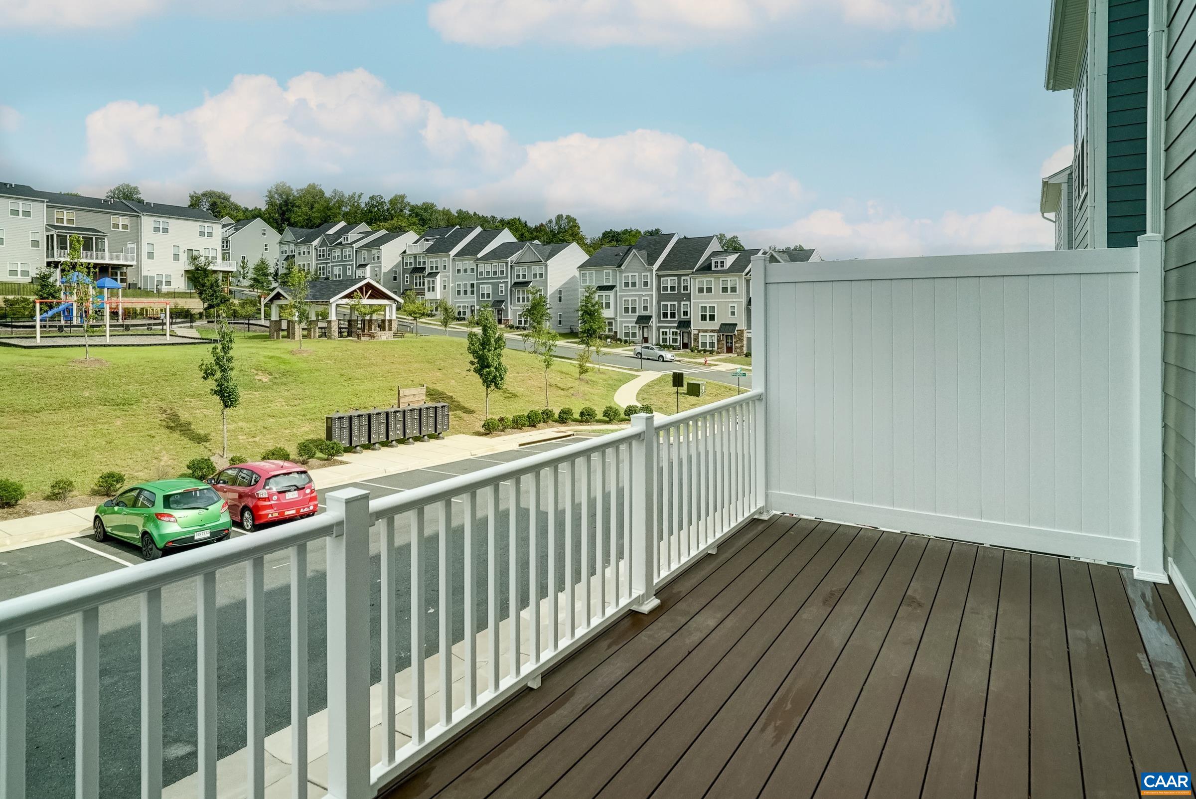 Grill or dine outdoors on the composite deck.