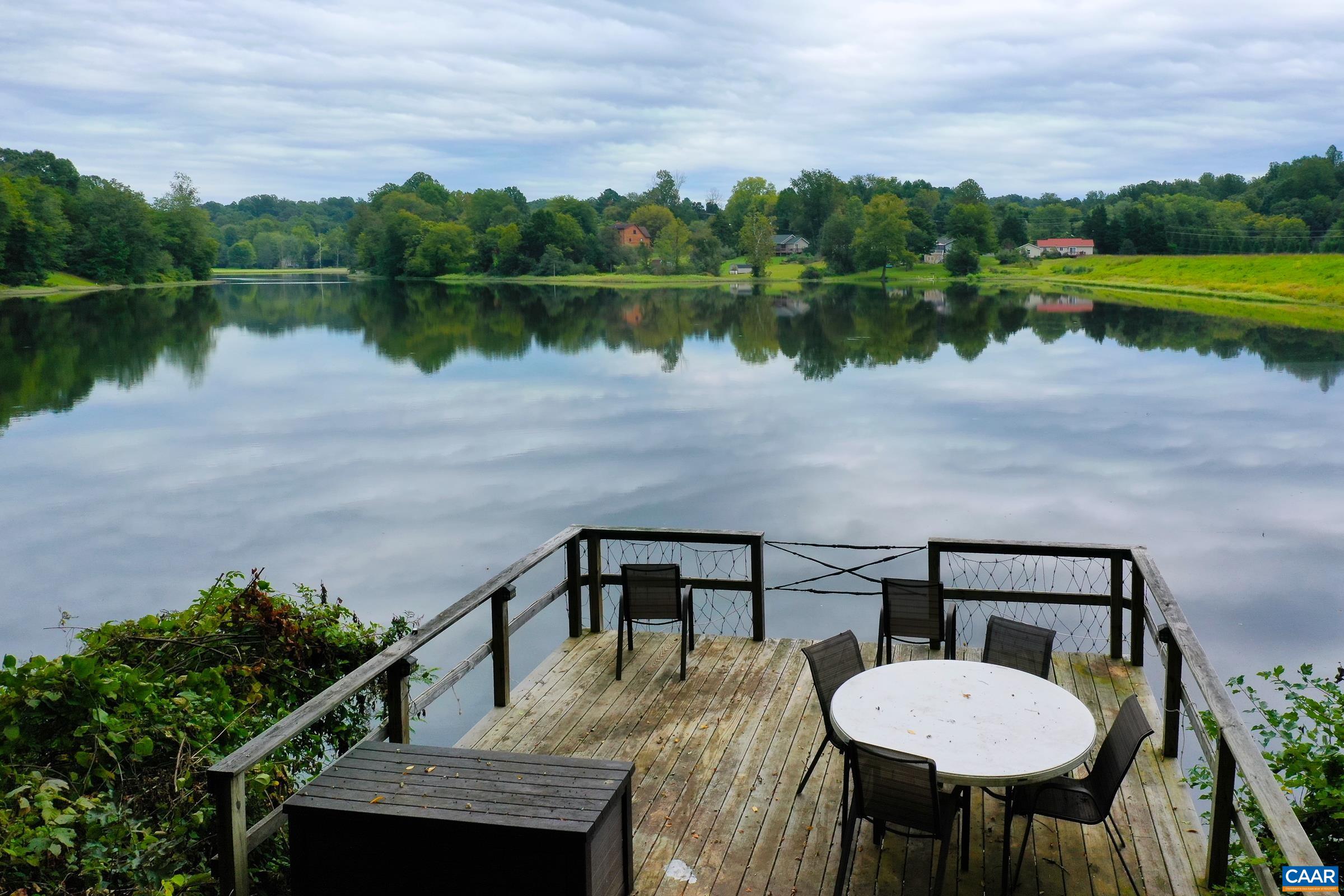 Stunning views from the private dock. Stunning views from the private dock.
