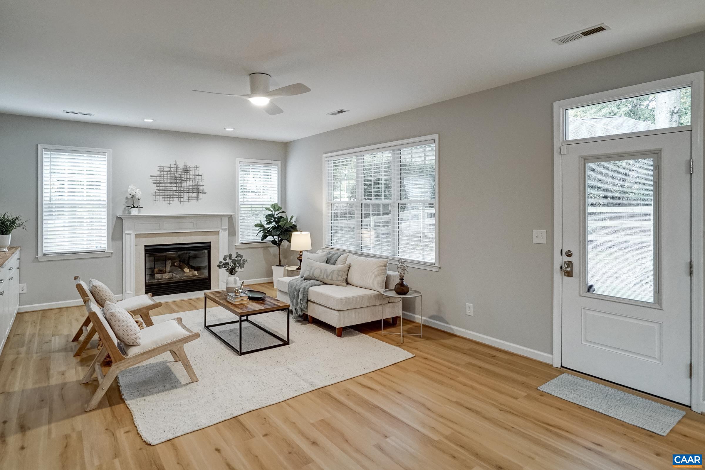 Great room with access to patio.