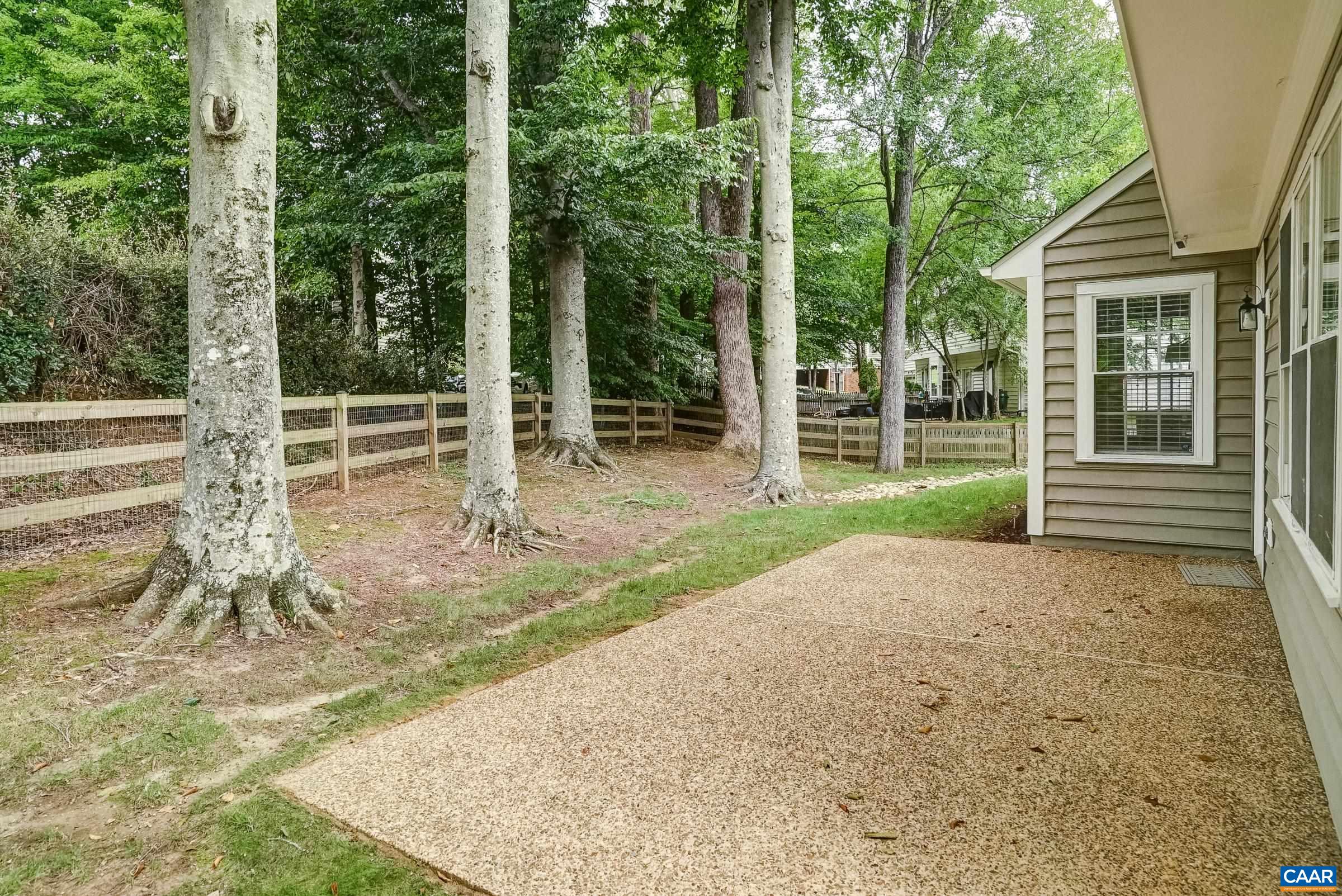 Spacious patio for outdoor grilling and entertaining.