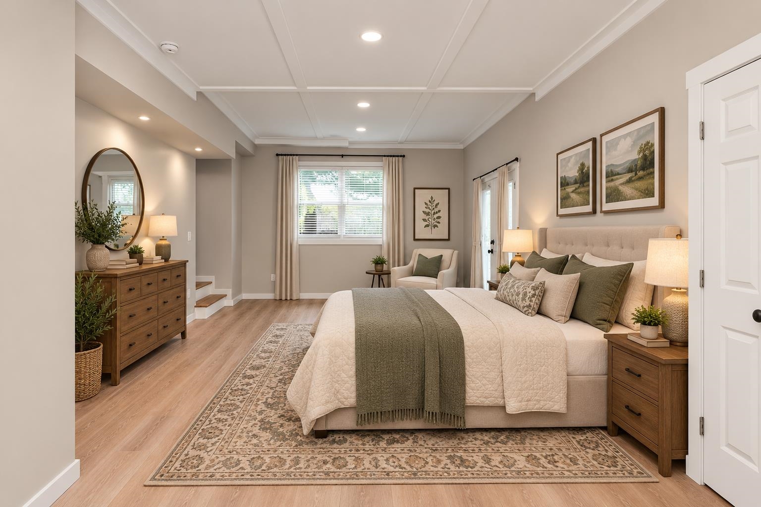 Basement Bedroom AI image