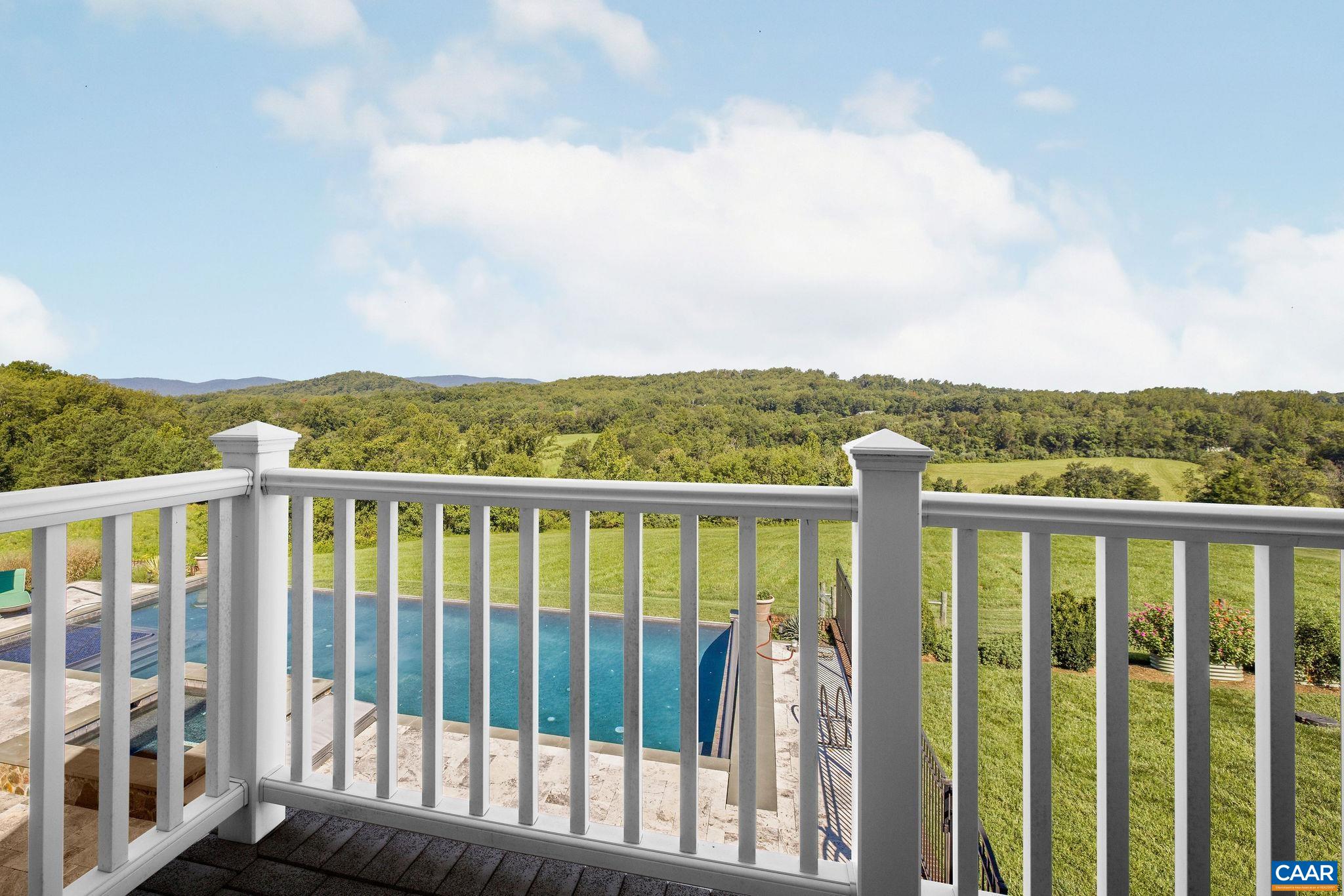 Second floor balcony view