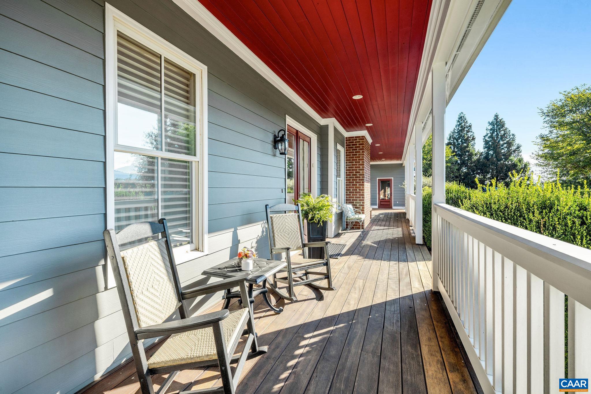 Covered porches throughout