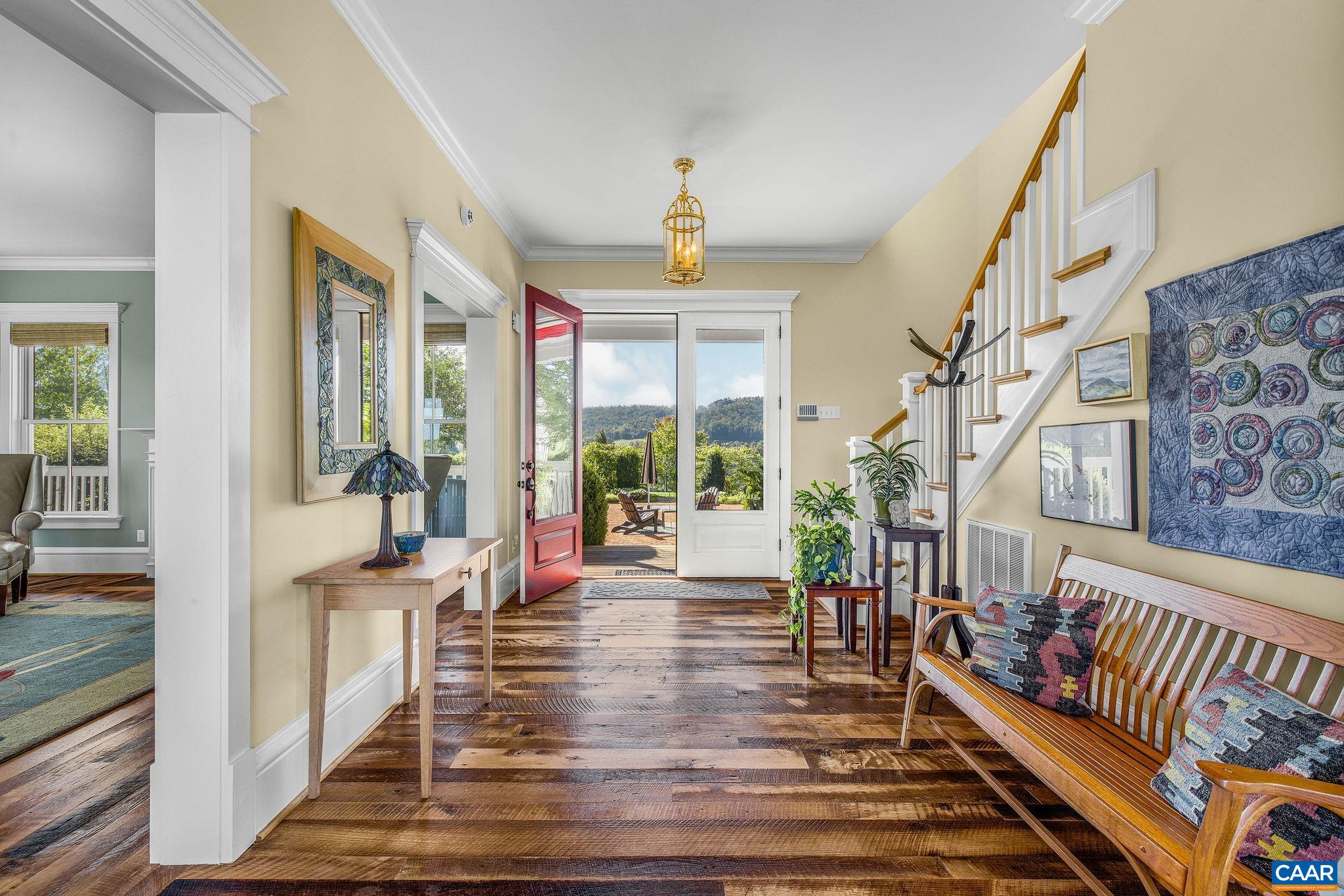Reclaimed hardwood floors!
