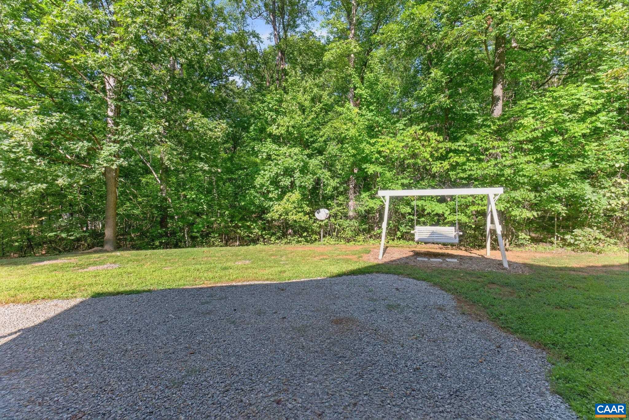 This is the driveway leading up to the basement French Doors.