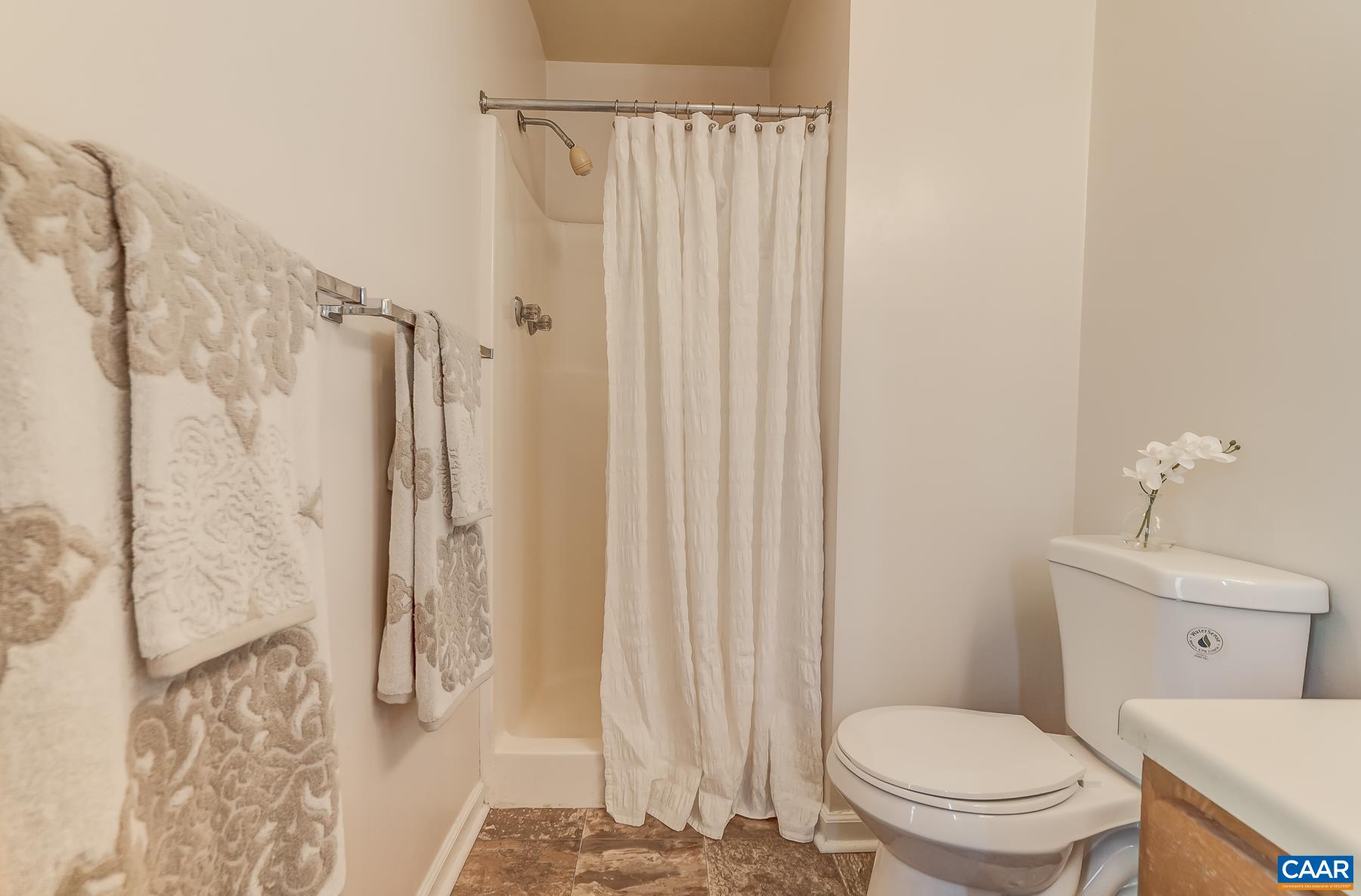 Primary bath with shower.