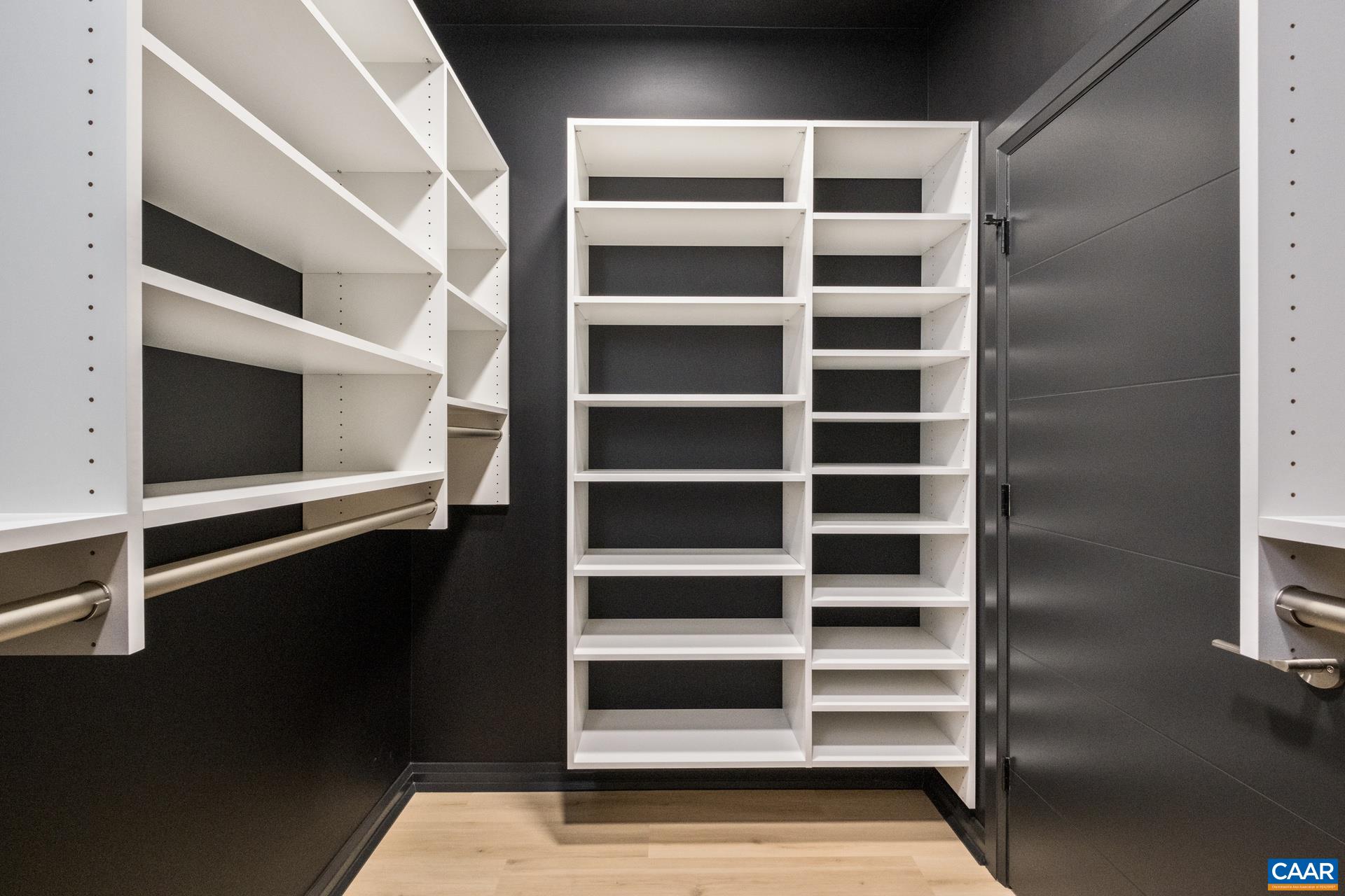 Primary walk in closet.