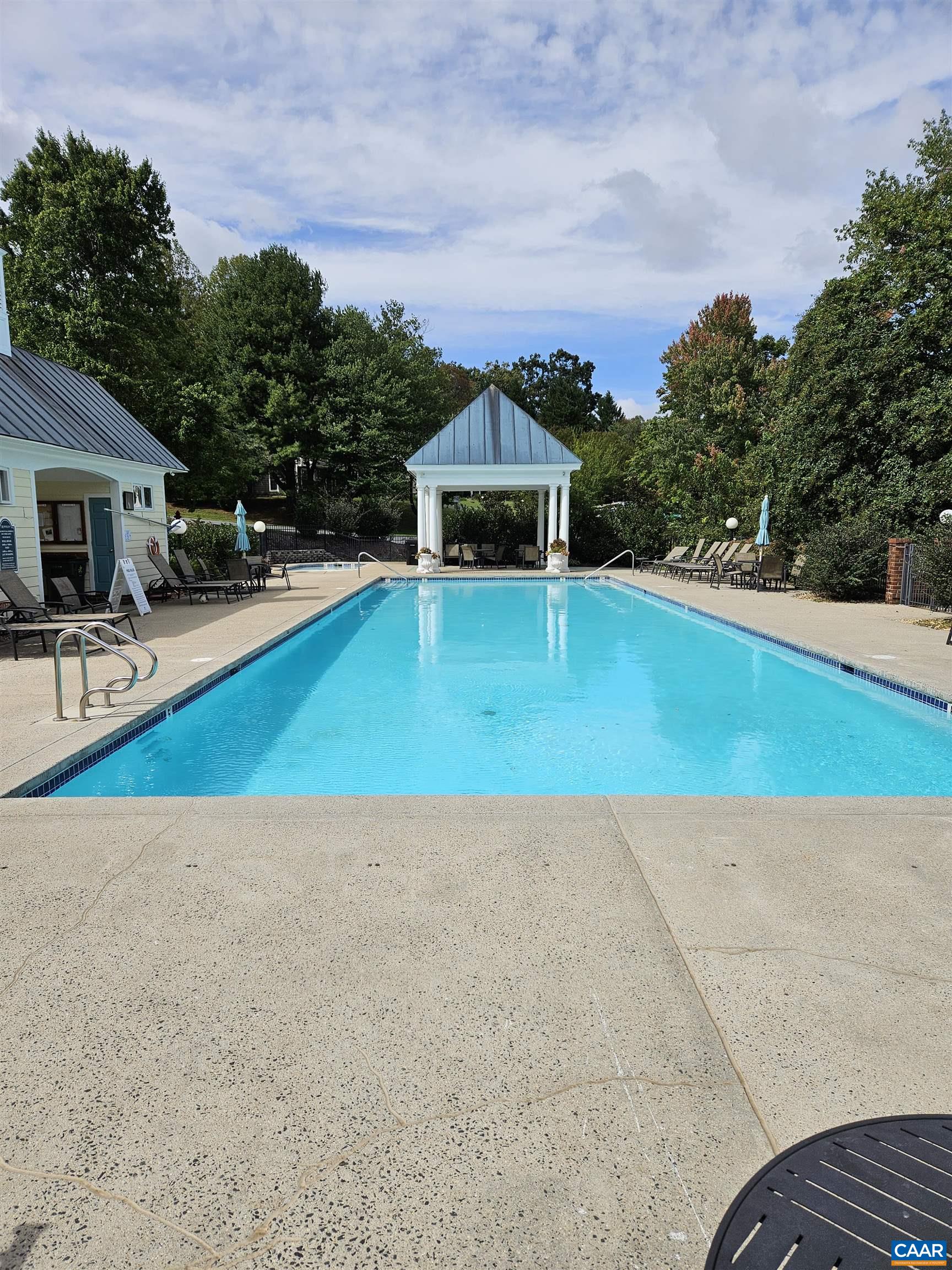 Residents enjoy the Community pool from May into October. Residents enjoy the Community pool from May into October.