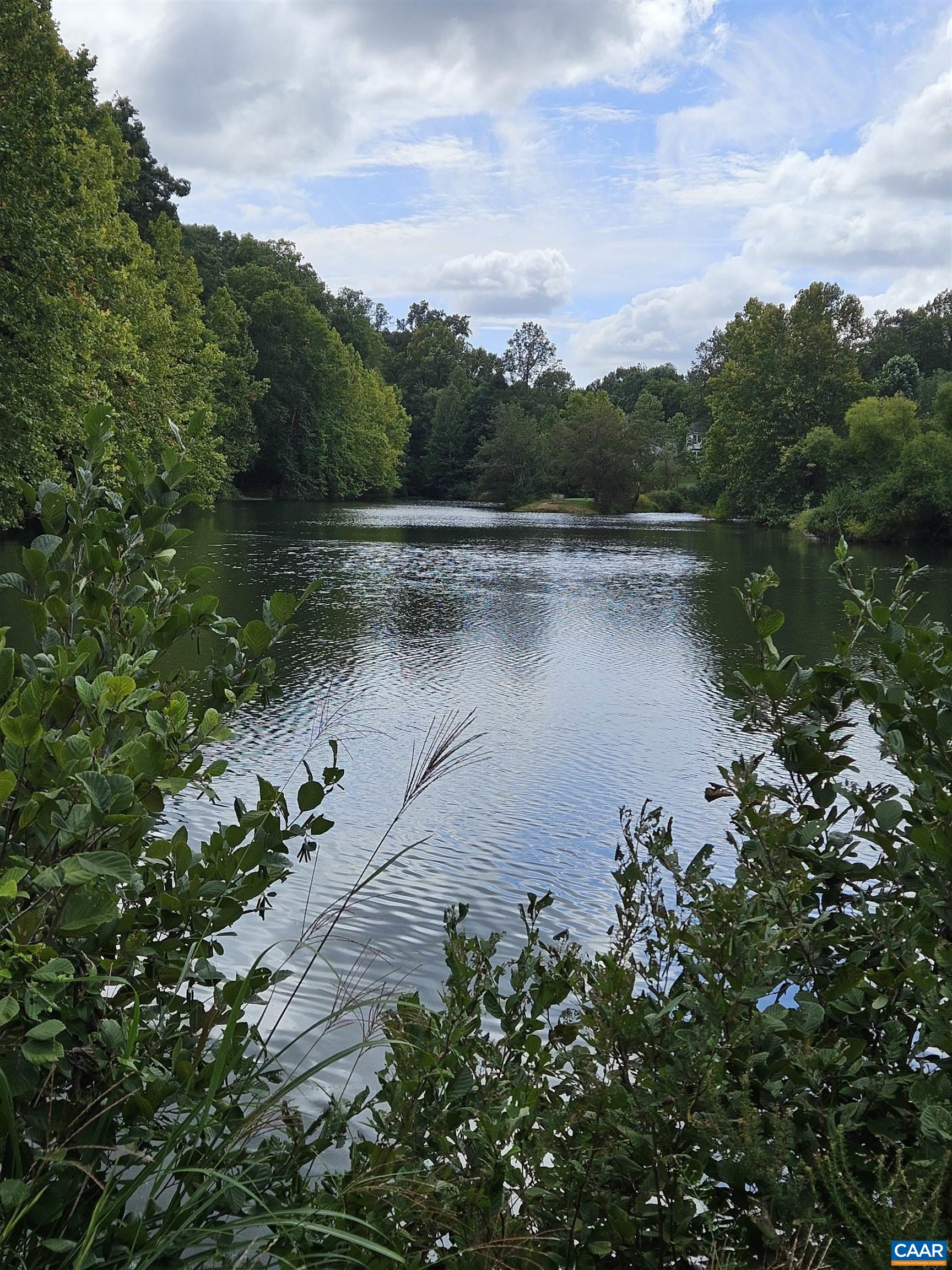 With a level walking trail around the lake, residents enjoy this peaceful, scenic place. How many turtles can you count? With a level walking trail around the lake, residents enjoy this peaceful, scenic place. How many turtles can you count?