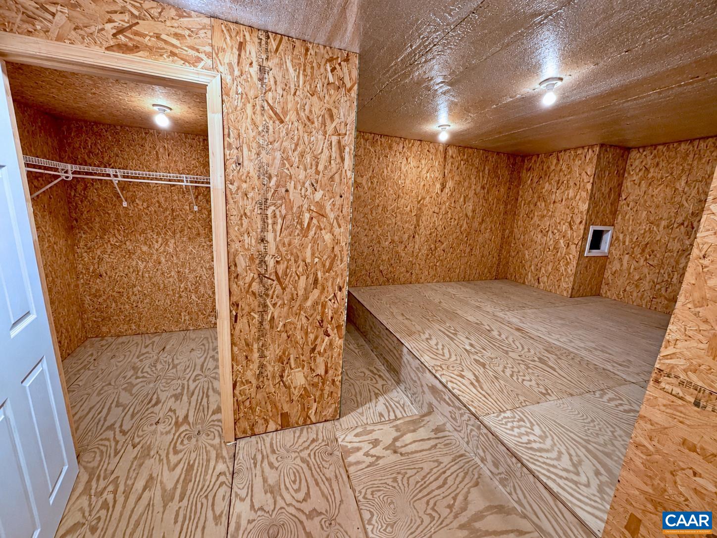 Great storage space off of the lower level.