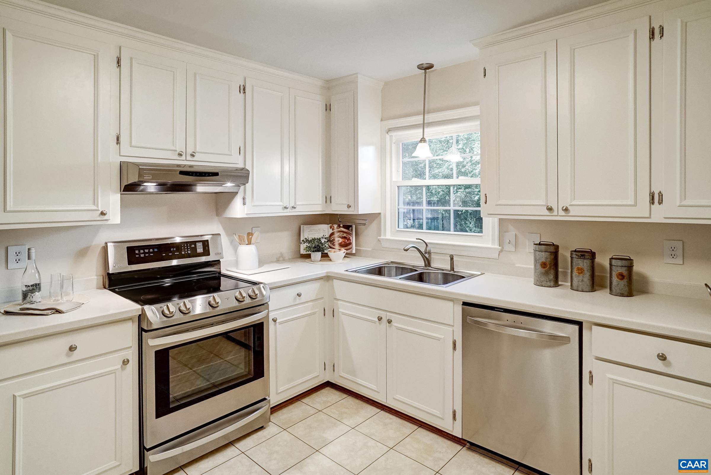 Updated range and dishwasher. Updated range and dishwasher.