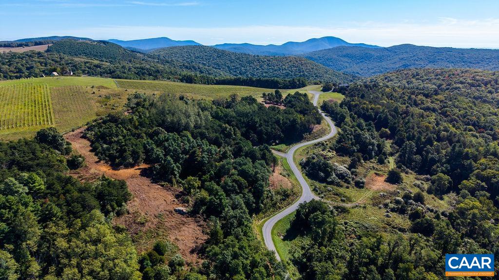 The homesite with the Blue Ridge behind it. The homesite with the Blue Ridge behind it.