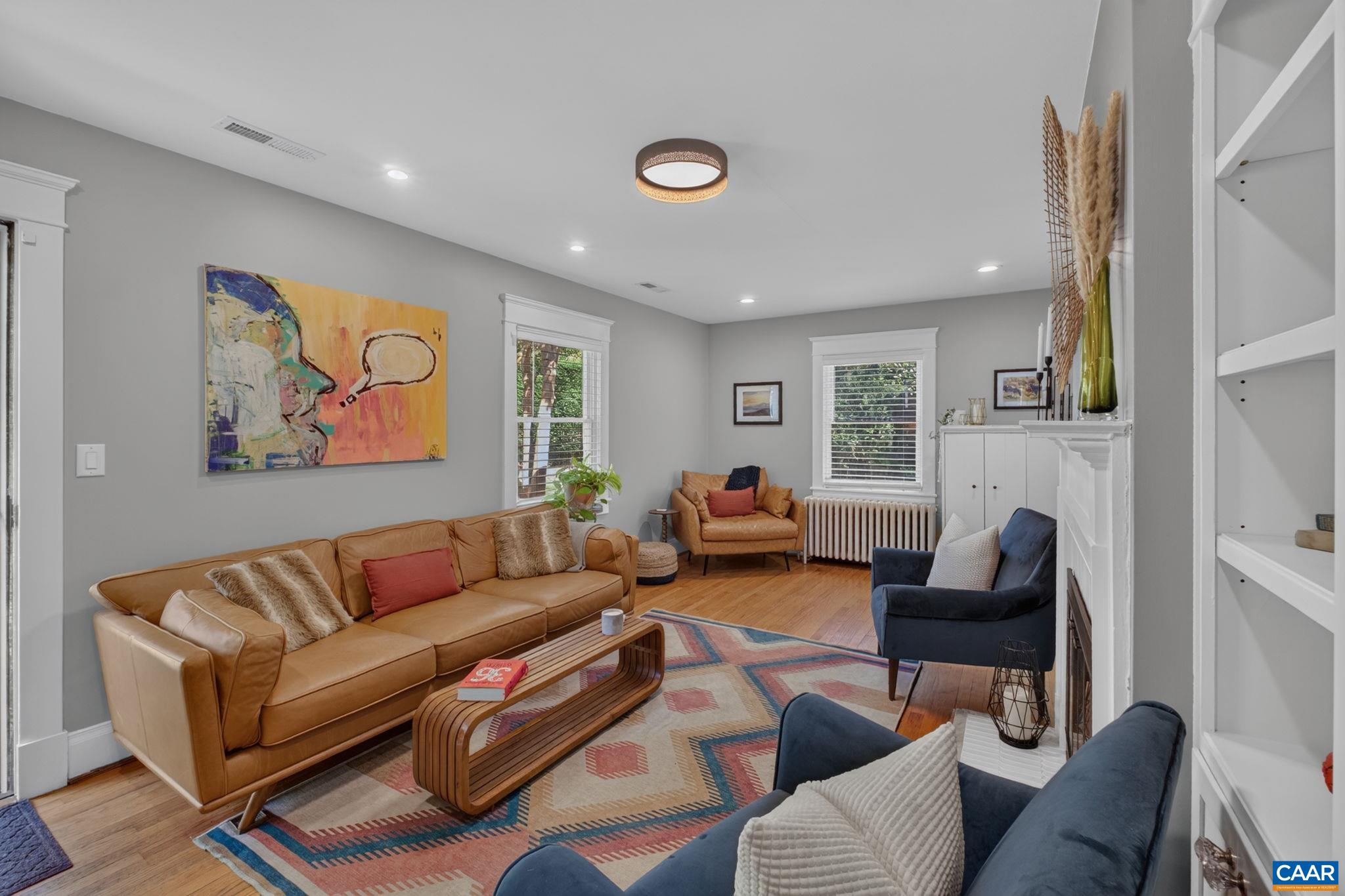 Hardwood floors throughout the main level. Hardwood floors throughout the main level.