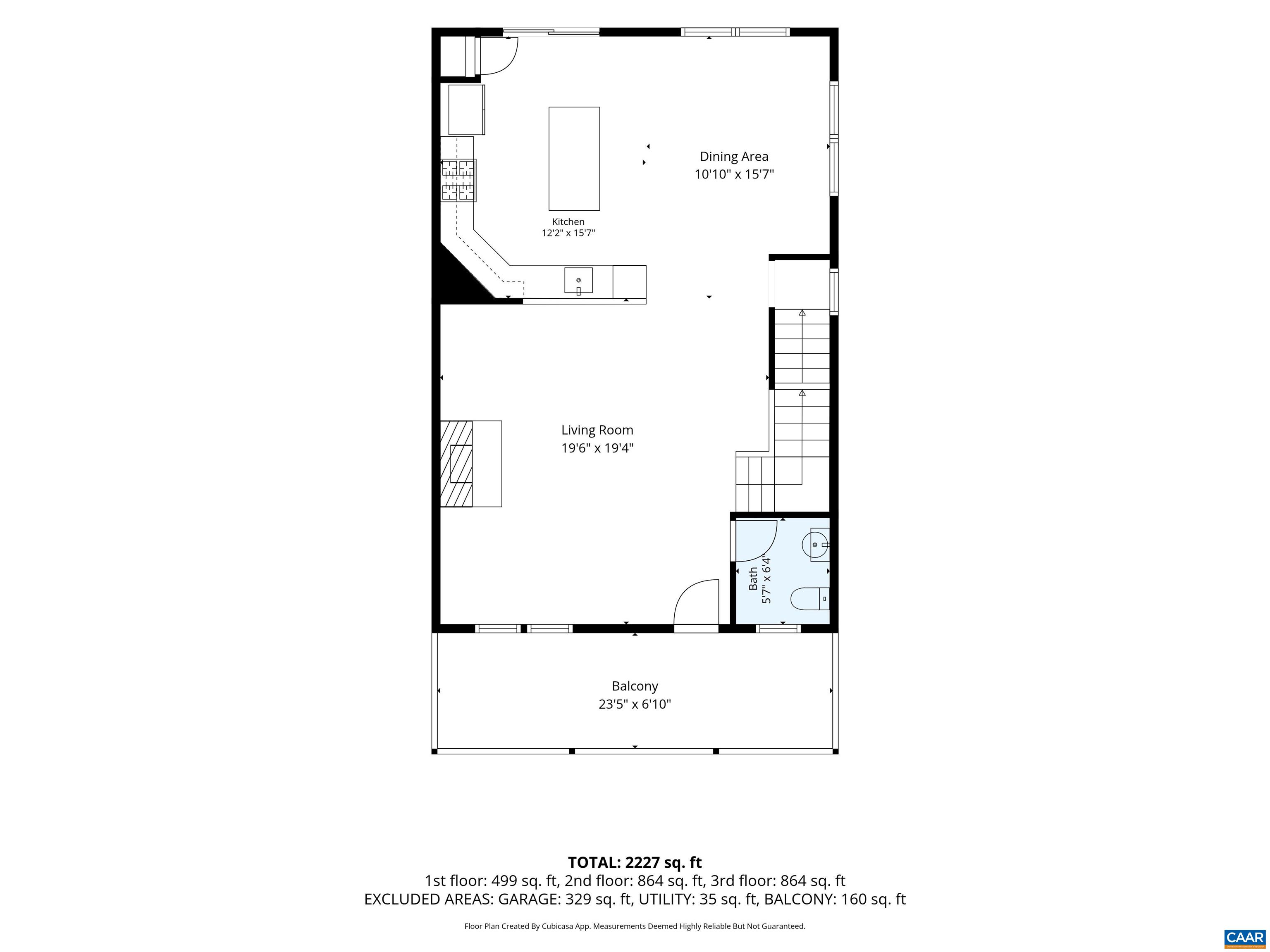 Second level floor plan. Second level floor plan.