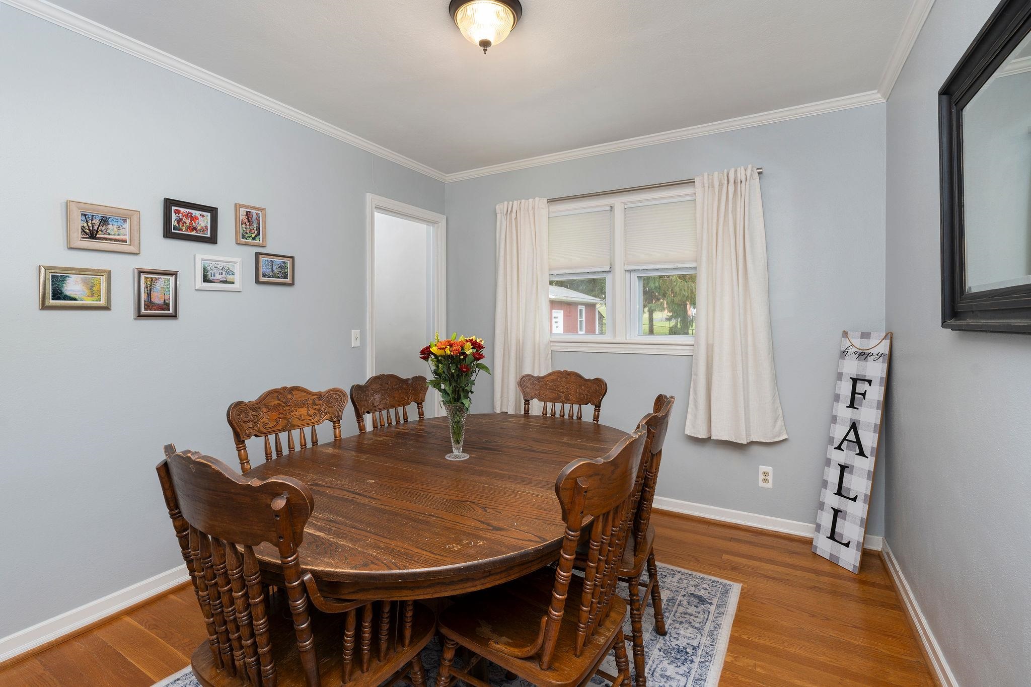 currently being used as a dining room currently being used as a dining room