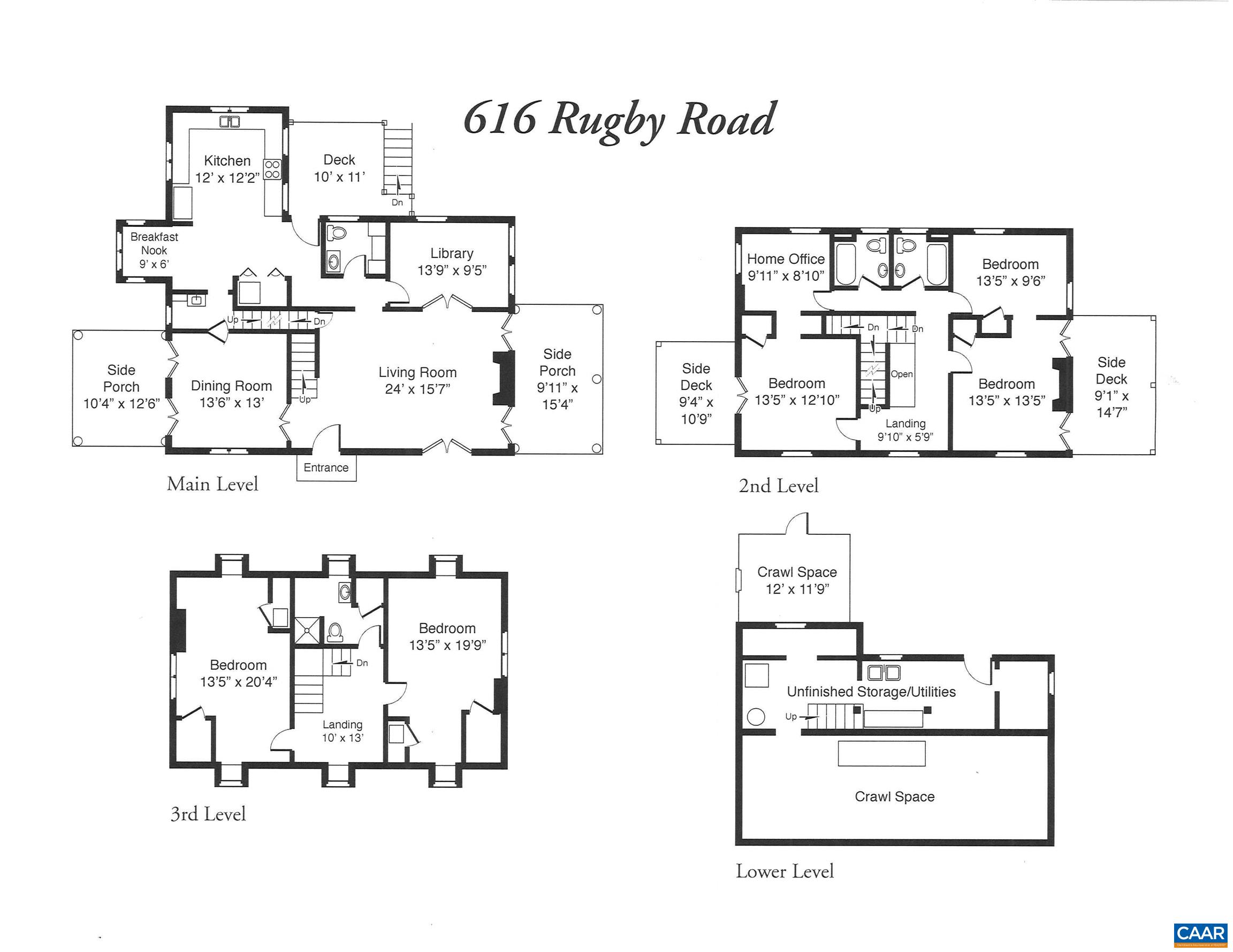 616 RUGBY RD, CHARLOTTESVILLE, Virginia 22903, 5 Bedrooms Bedrooms, ,3 BathroomsBathrooms,Residential,616 RUGBY RD,682692 MLS # 682692