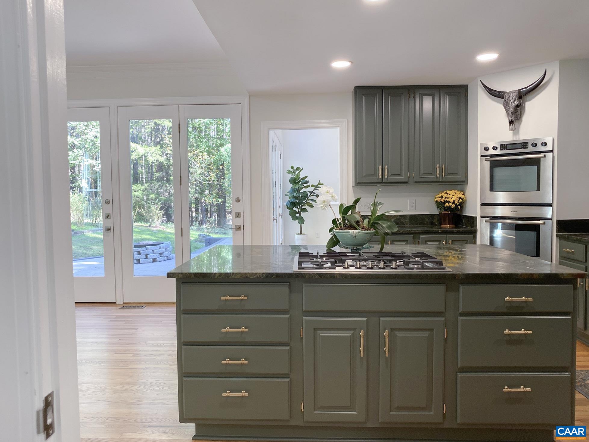 View from mud room and laundry room areas