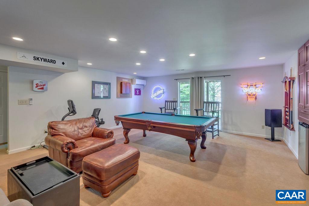 Terrace level game room.