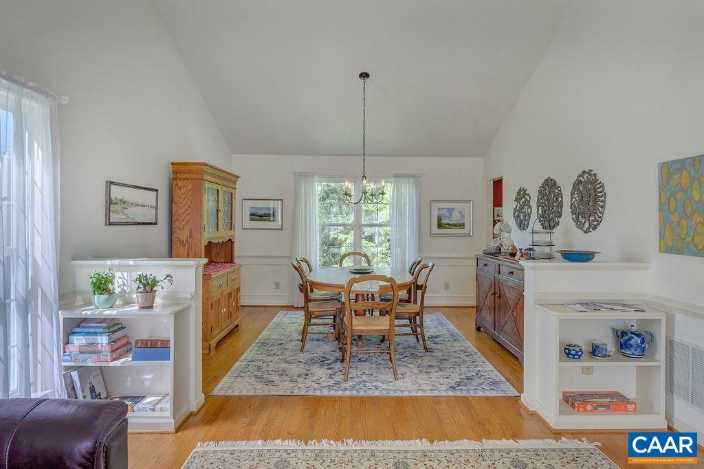 Dining room with built-ins.