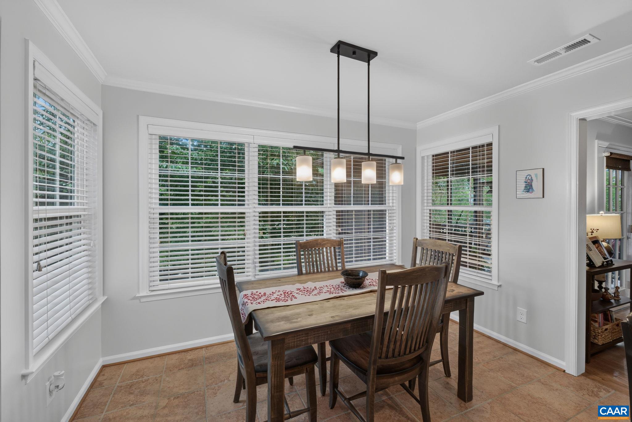 Kitchen eating nook.
