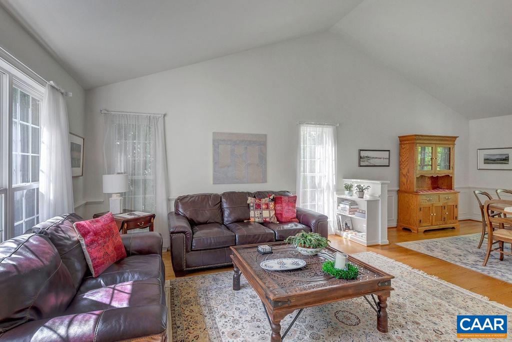 Living room off foyer. Hardwood flooring throughout the main level.