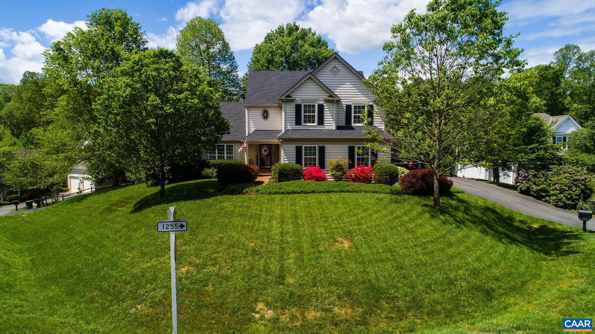 Elevated view of the front of home.