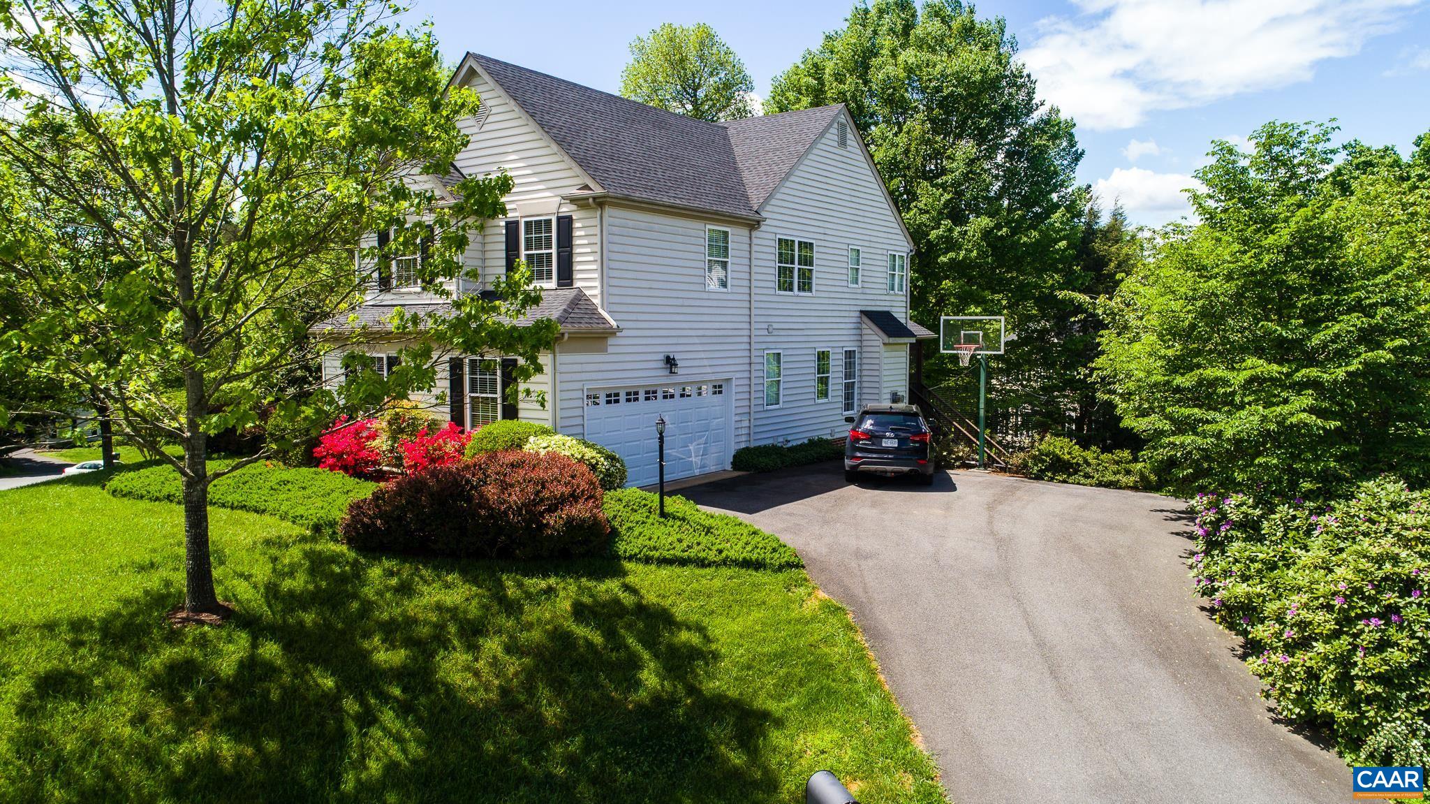 Garage access and plenty of off-street parking.