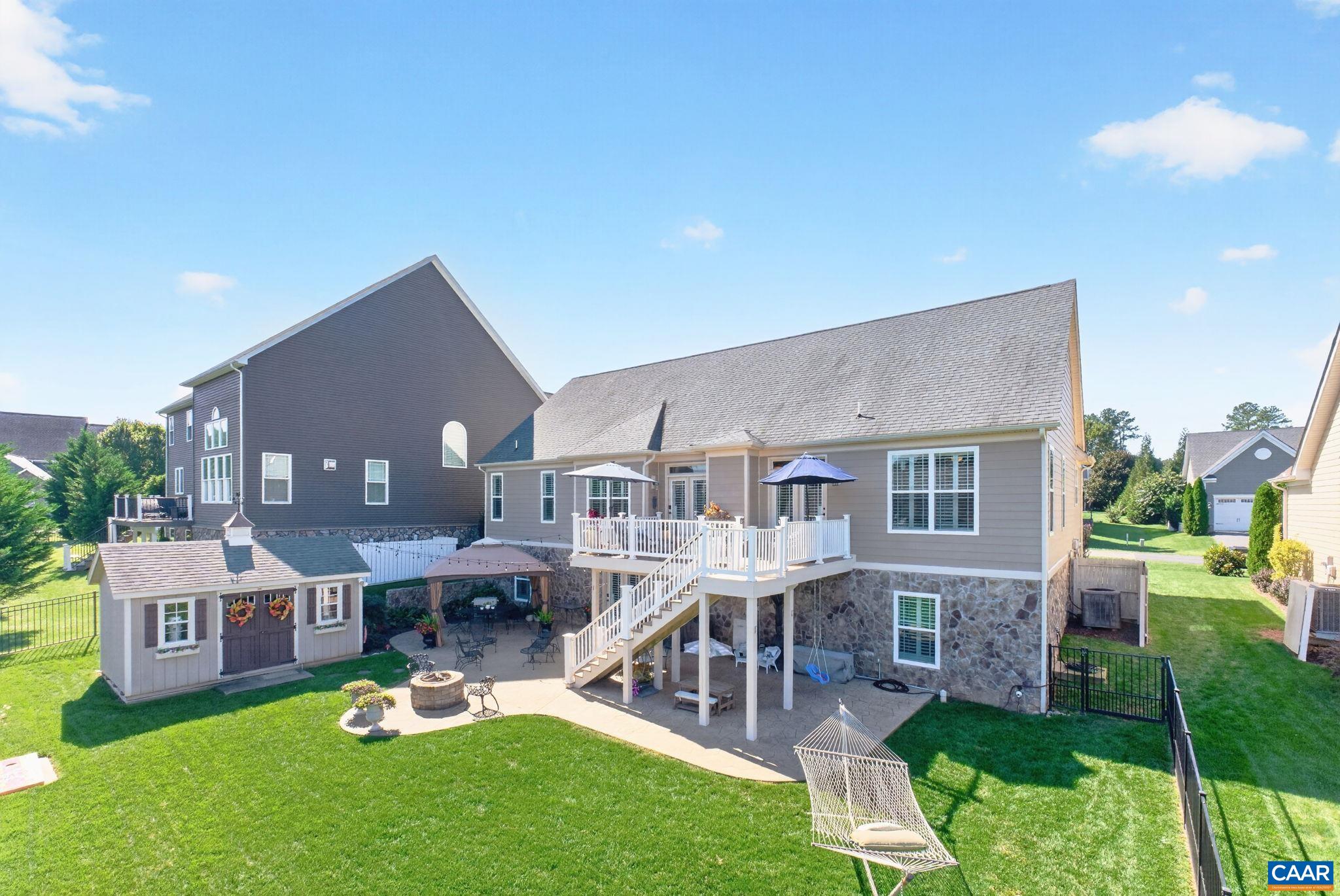 The yard is nearly level and beautifully landscaped! The yard is nearly level and beautifully landscaped!