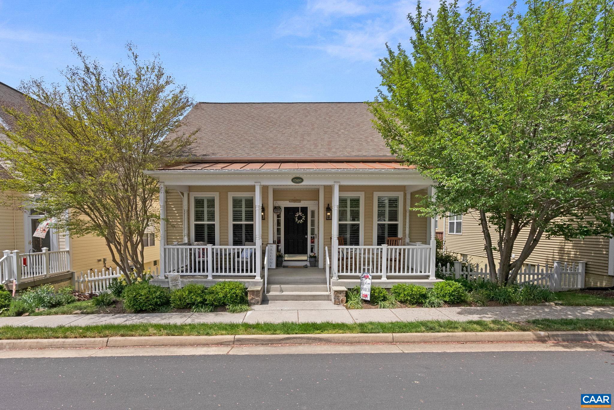 Oversized country porch with room to rock the day away Oversized country porch with room to rock the day away
