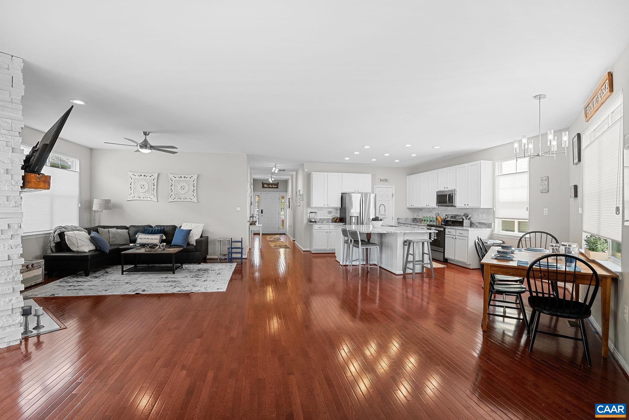 Ease of flow with this open floor plan Ease of flow with this open floor plan