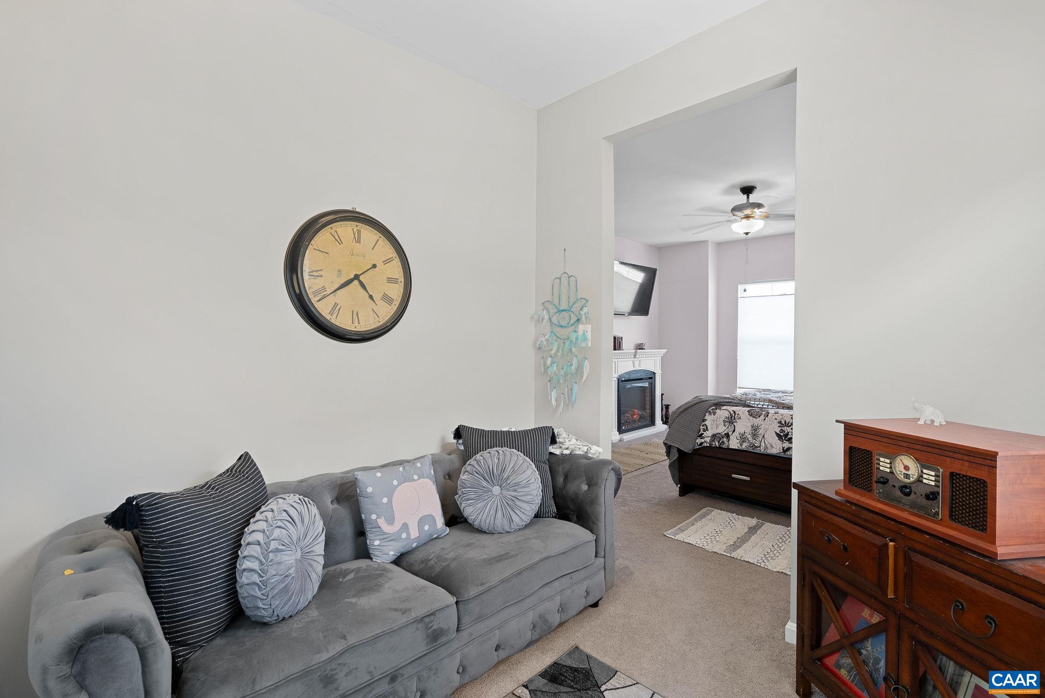 This primary bedroom has everything needed to be a private oasis, to include your own sitting area with 2nd story deck access. This primary bedroom has everything needed to be a private oasis, to include your own sitting area with 2nd story deck access.